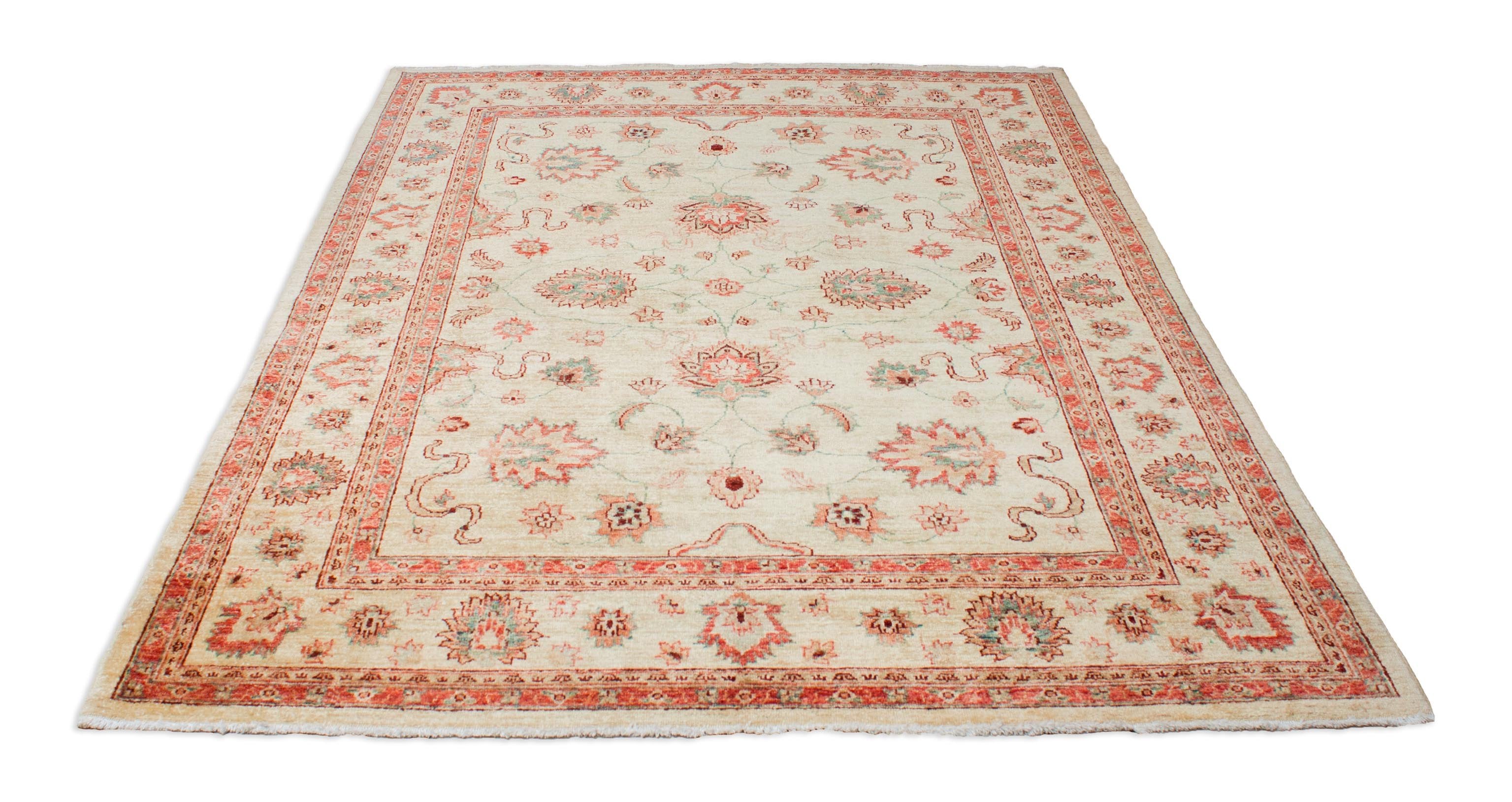 Eine Fotoaufnahme eines Ziegler Teppichs.