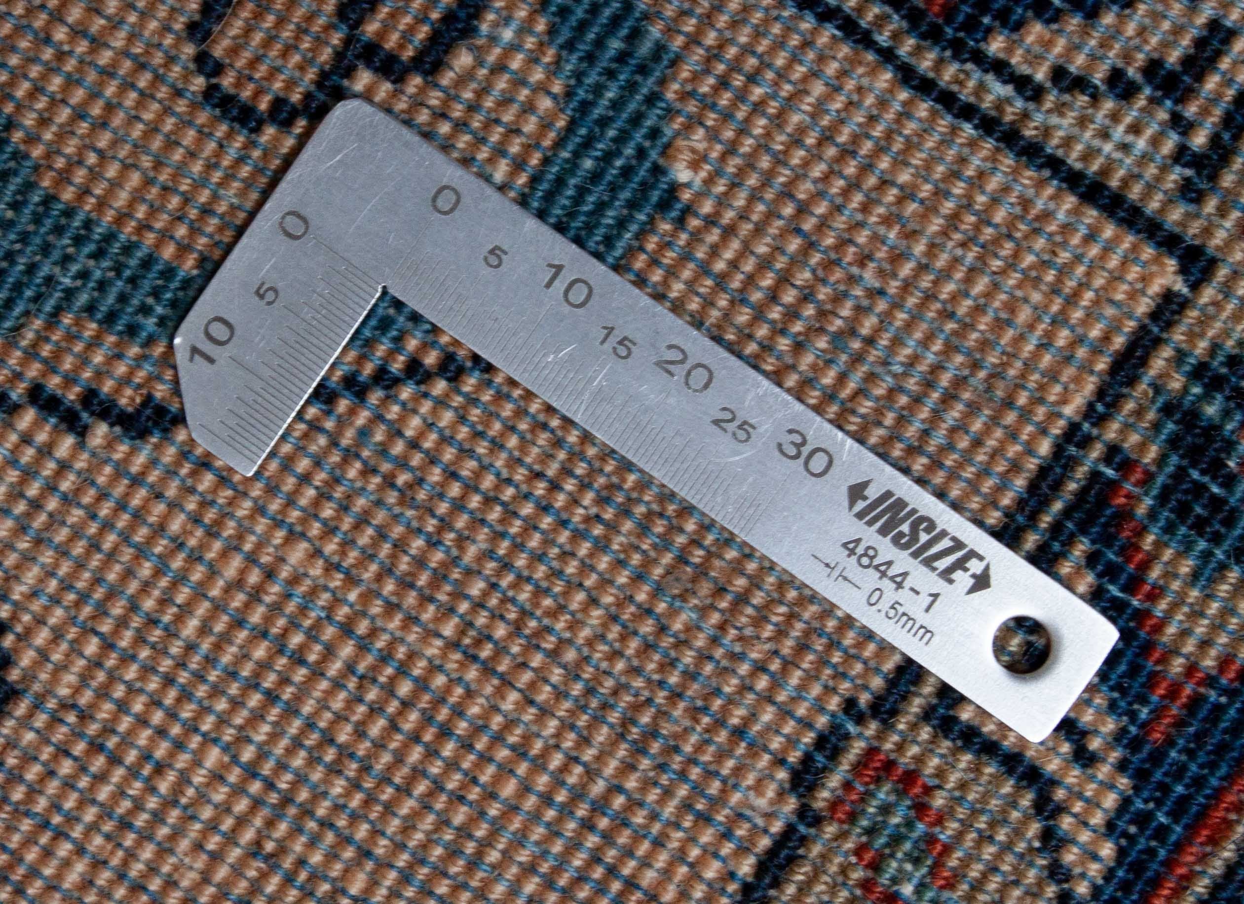 Eine Fotoaufnahme eines Sarough Teppichs.