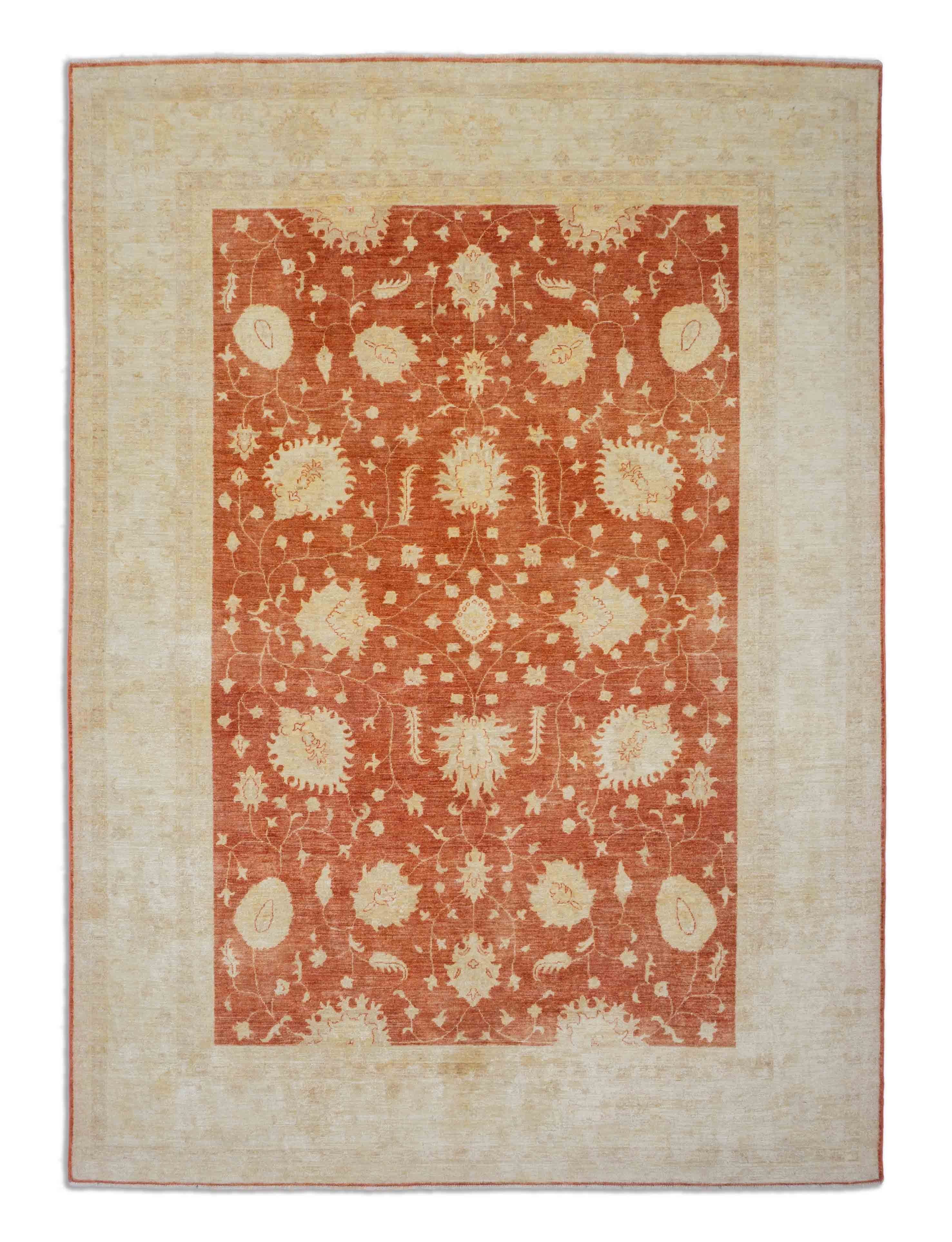 Eine Fotoaufnahme eines Farahan Teppichs.