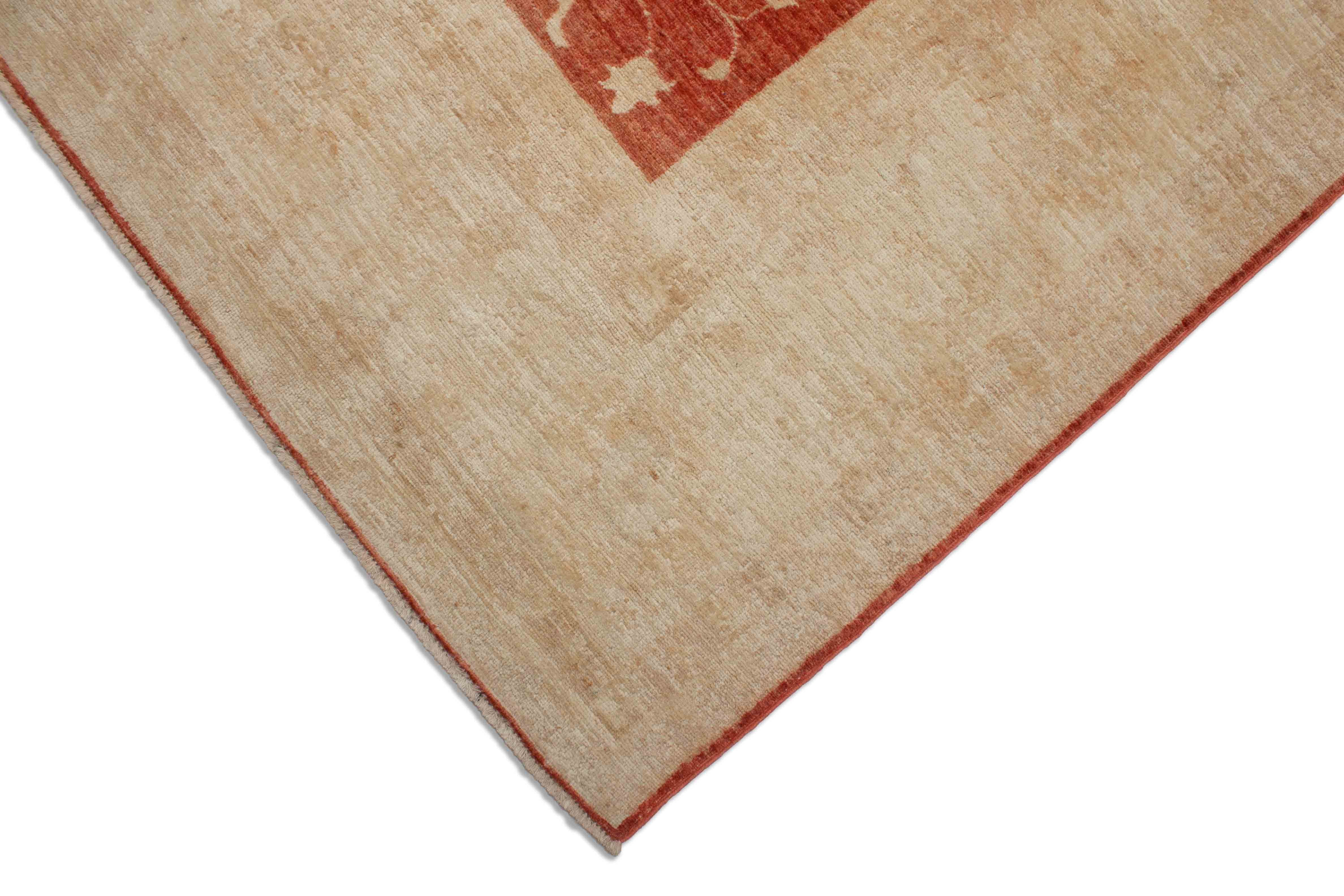 Eine Fotoaufnahme eines Farahan Teppichs.