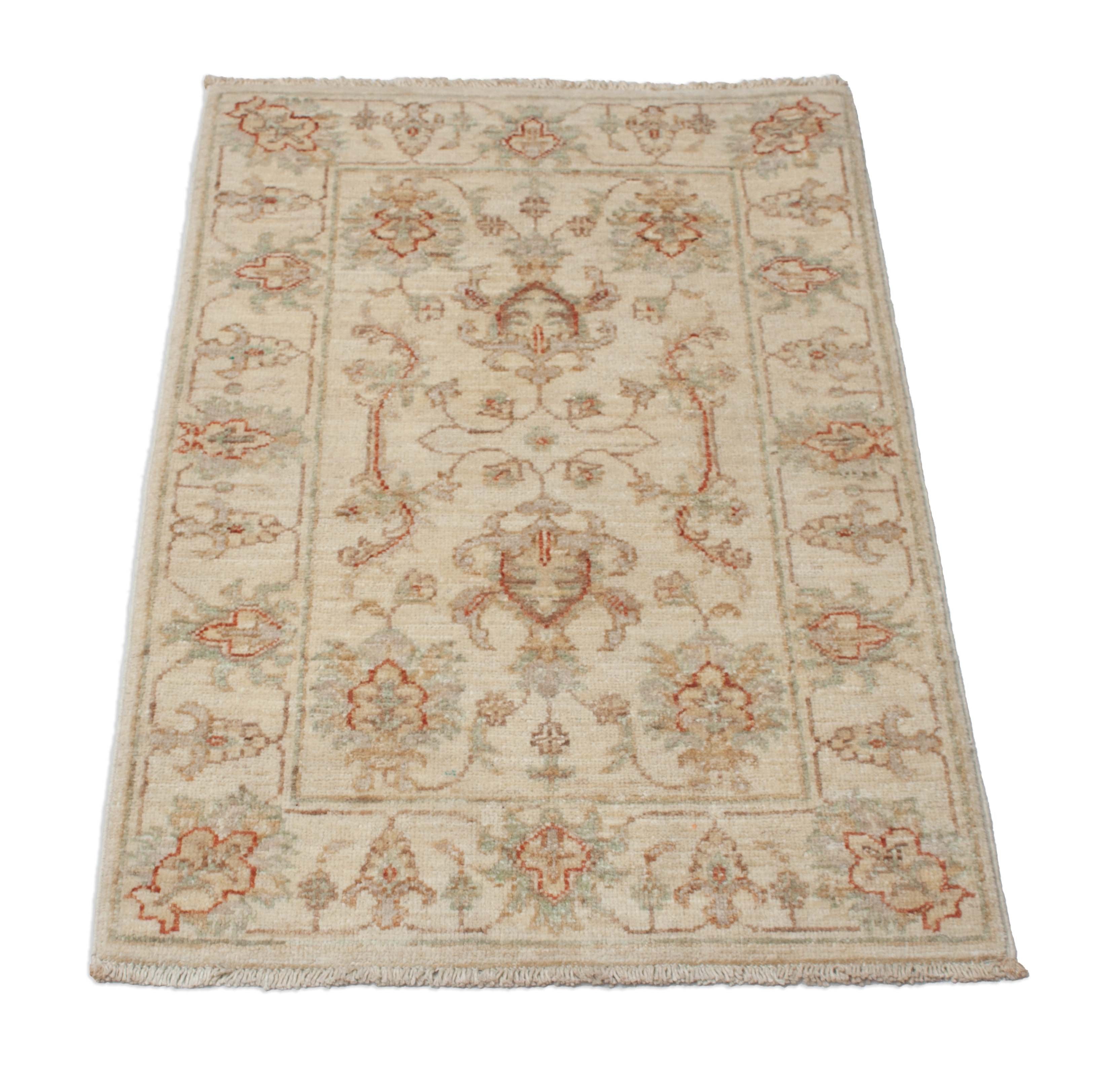 Eine Fotoaufnahme eines Farahan Teppichs.