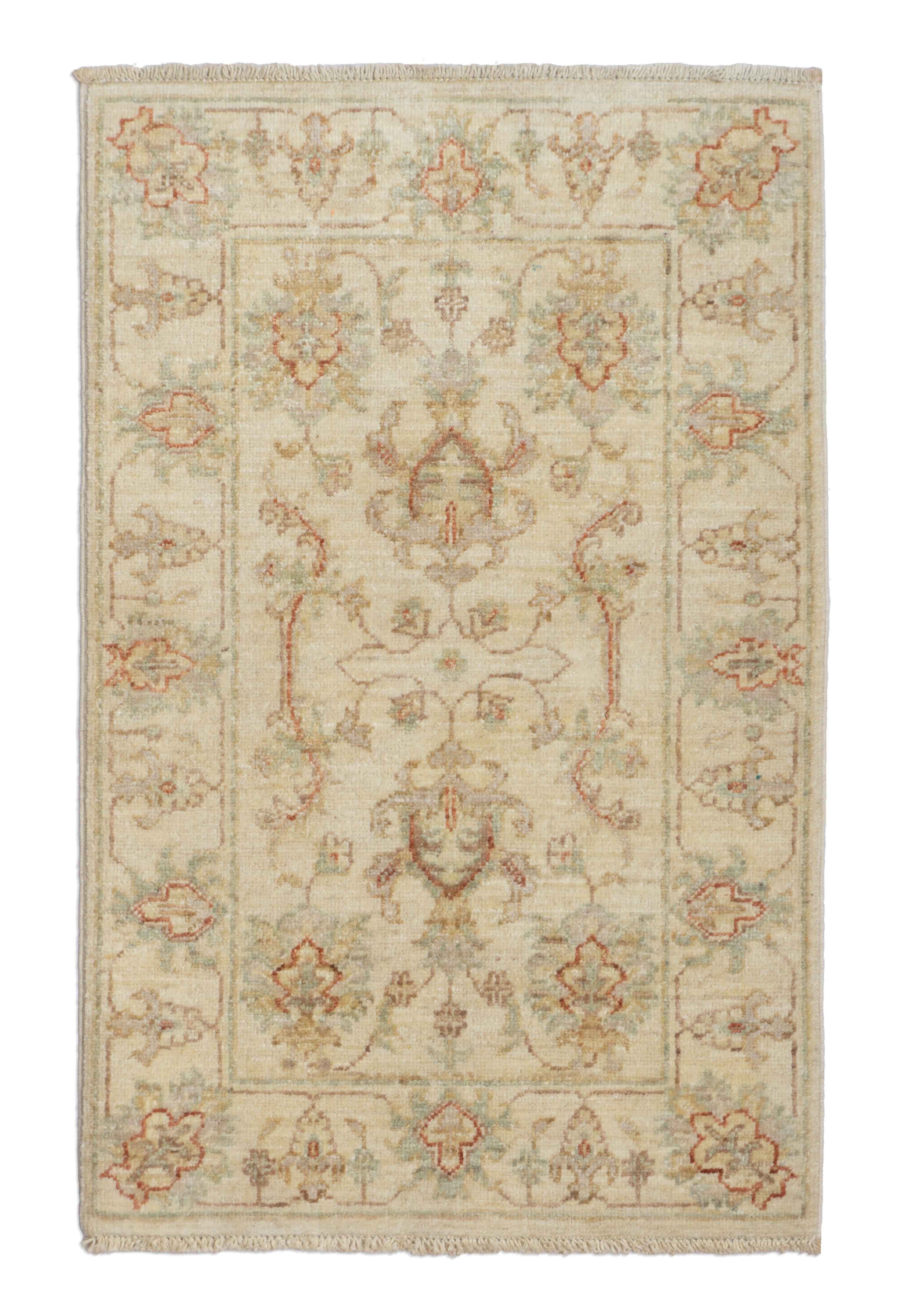 Eine Fotoaufnahme eines Farahan Teppichs.