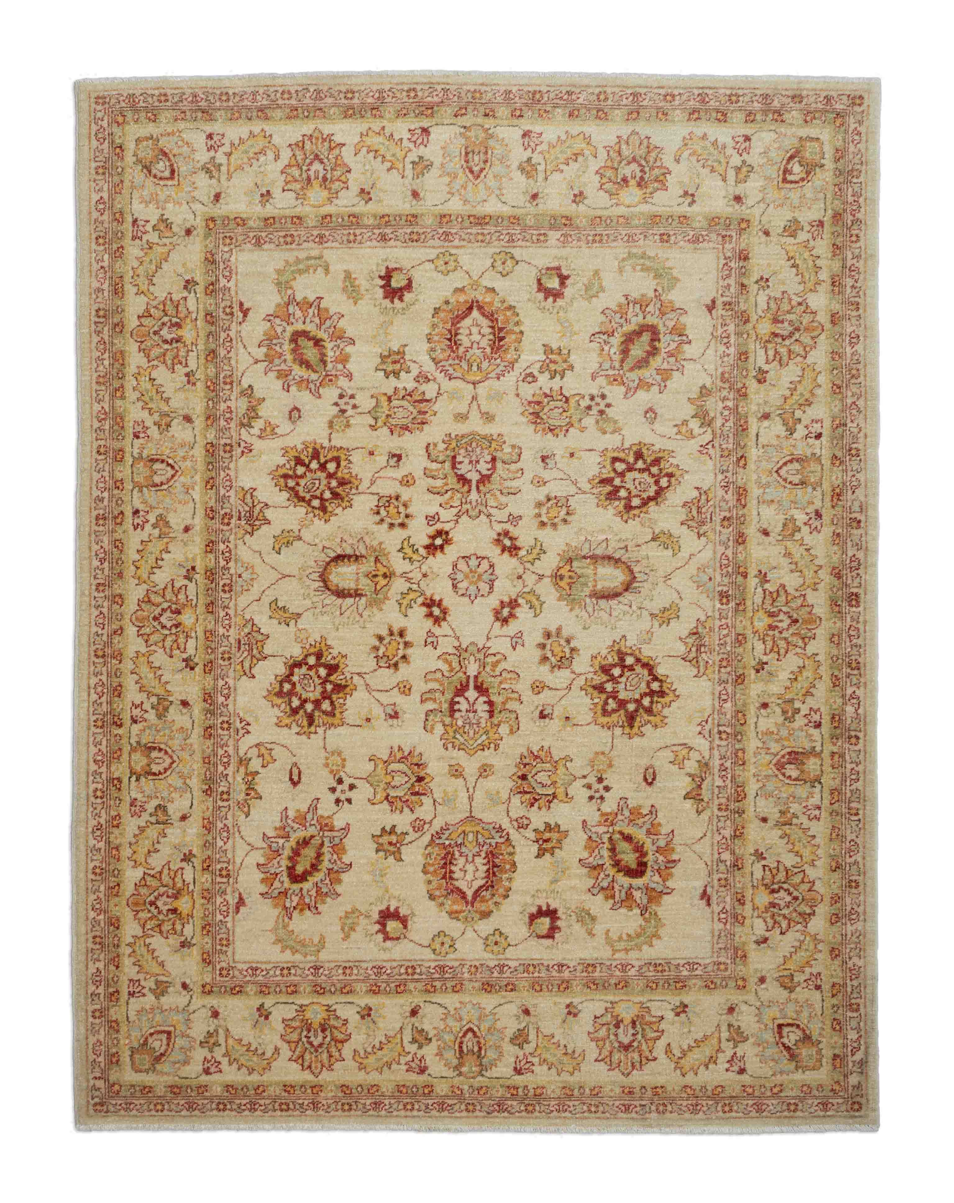 Eine Fotoaufnahme eines Farahan Teppichs.