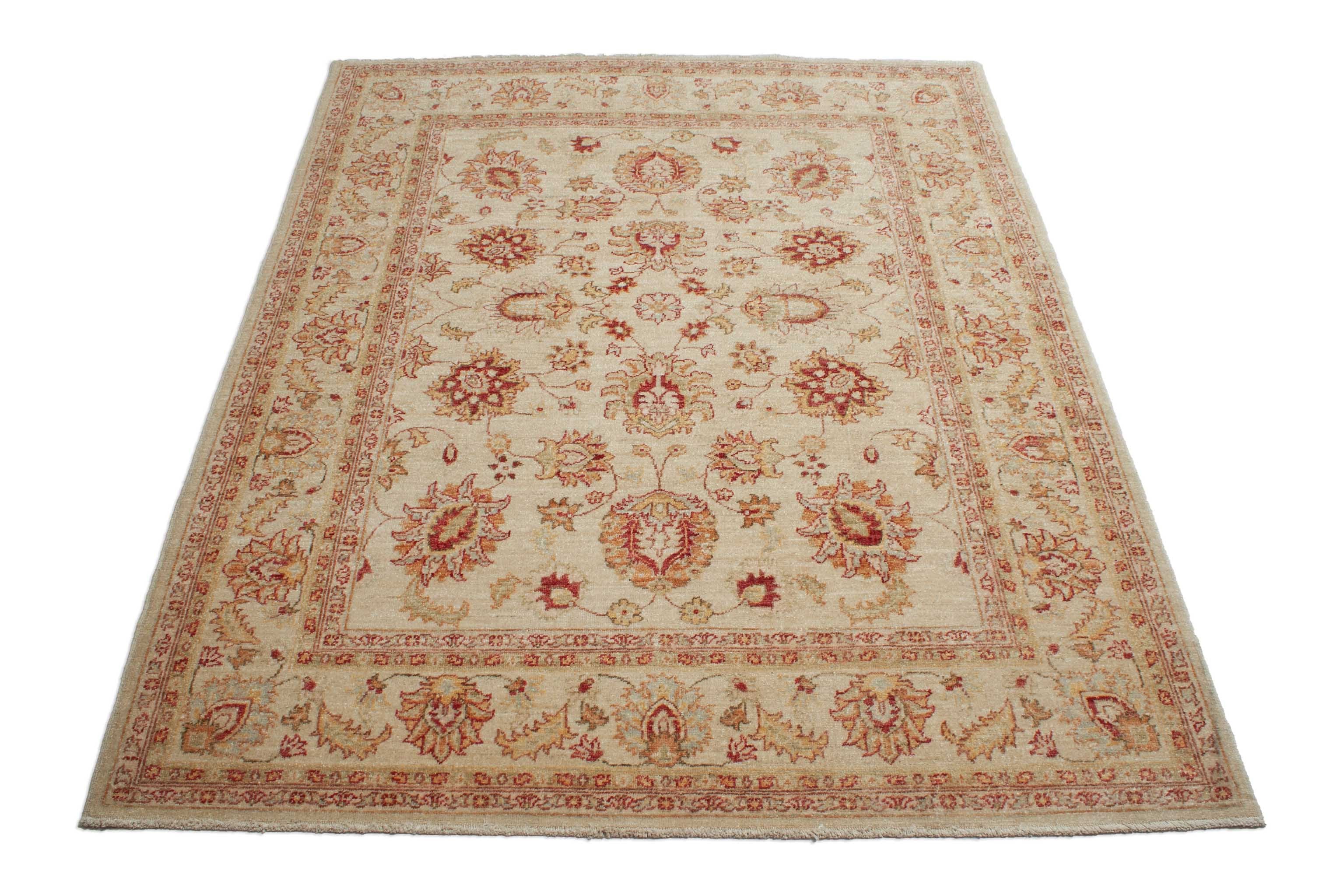 Eine Fotoaufnahme eines Farahan Teppichs.