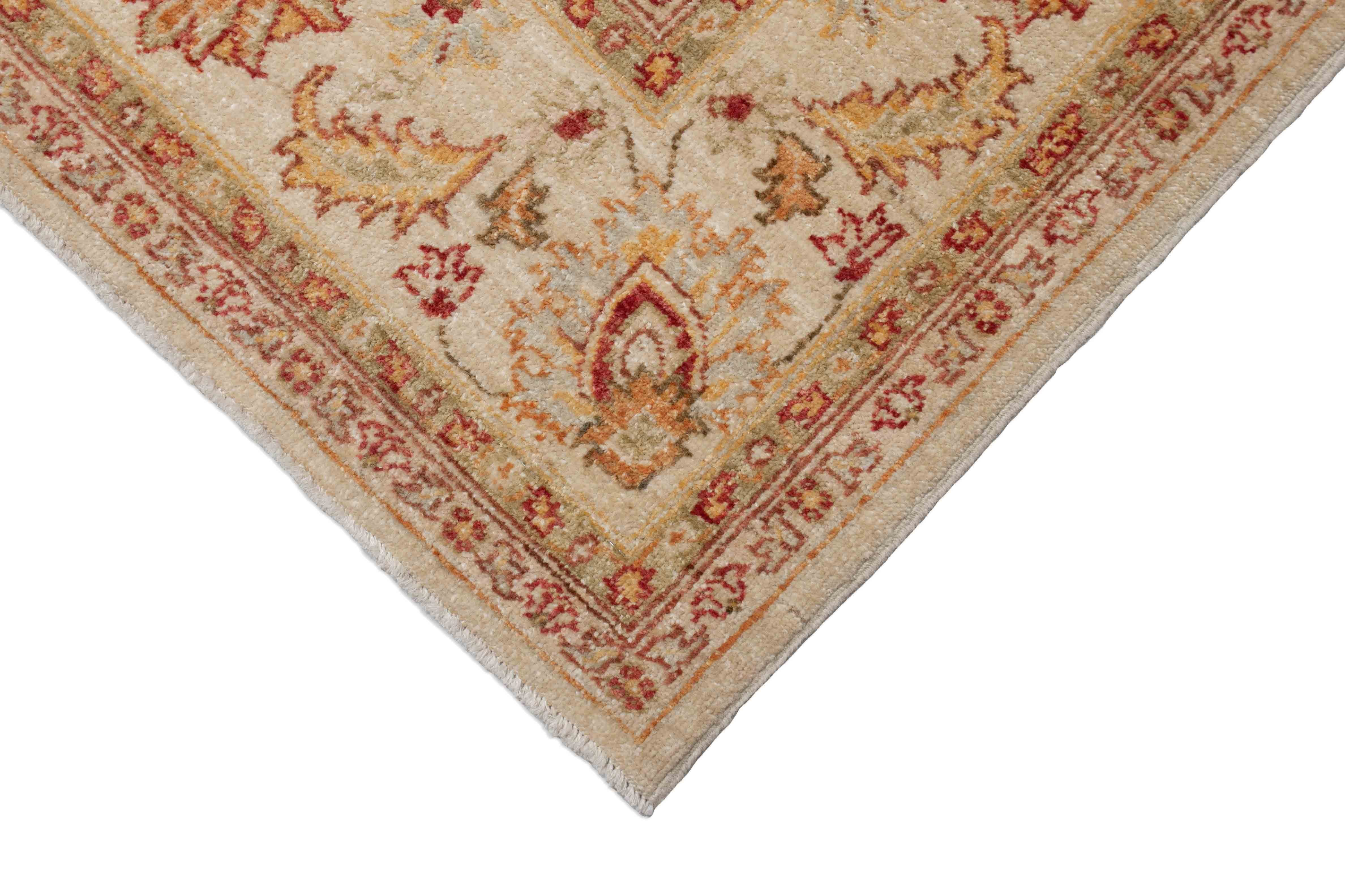 Eine Fotoaufnahme eines Farahan Teppichs.