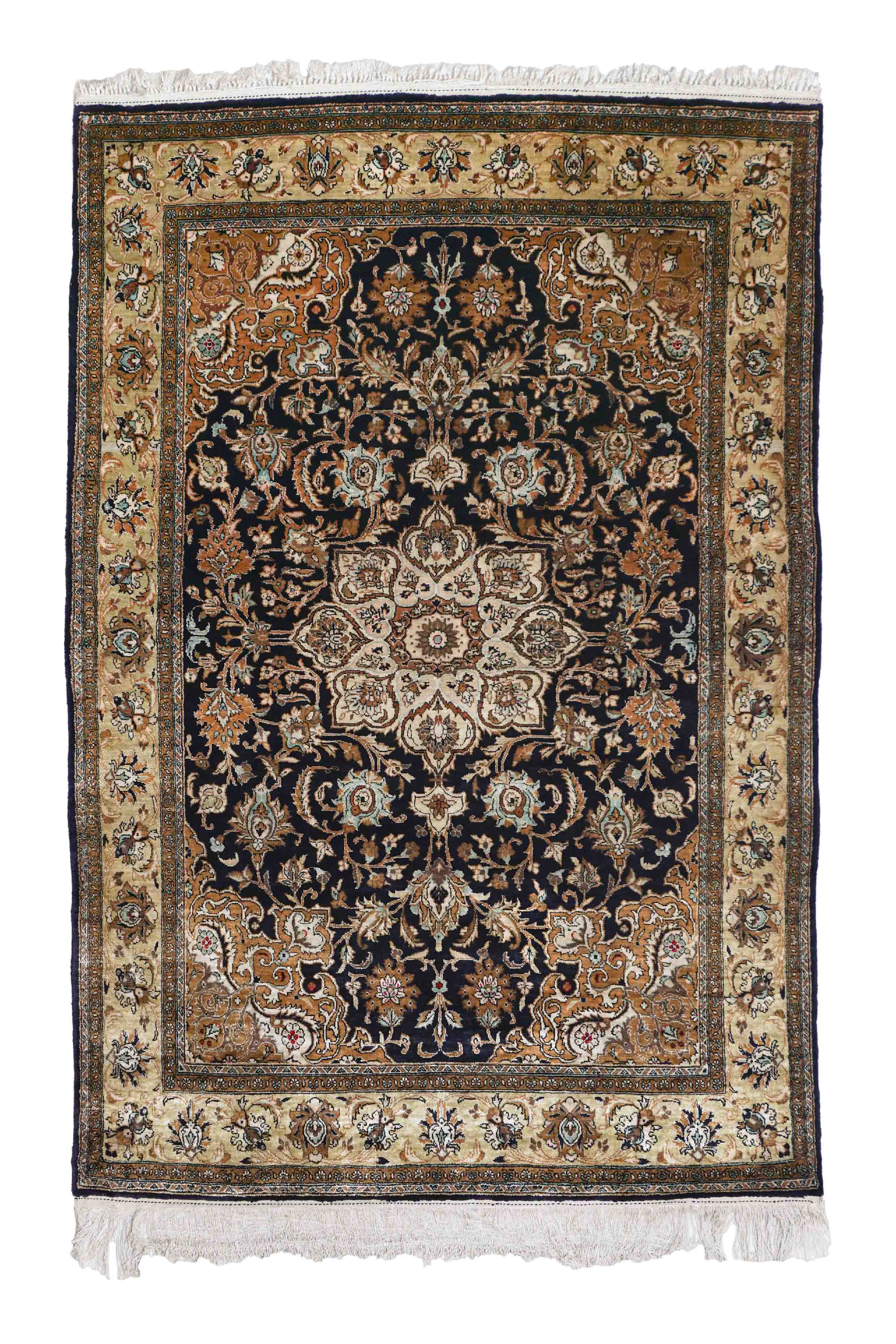 Ghom aus reiner Seide | 157 cm x 106 cm | Nr. 19394