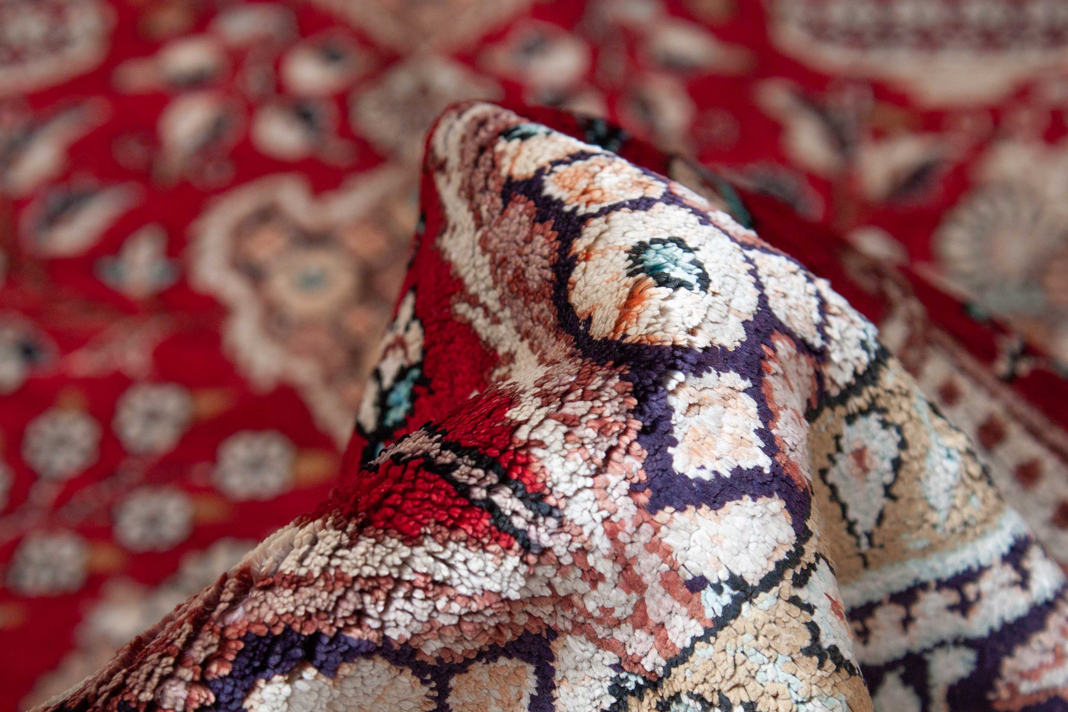 Ghom aus reiner Seide | 222 cm x 137 cm | Nr. 19395