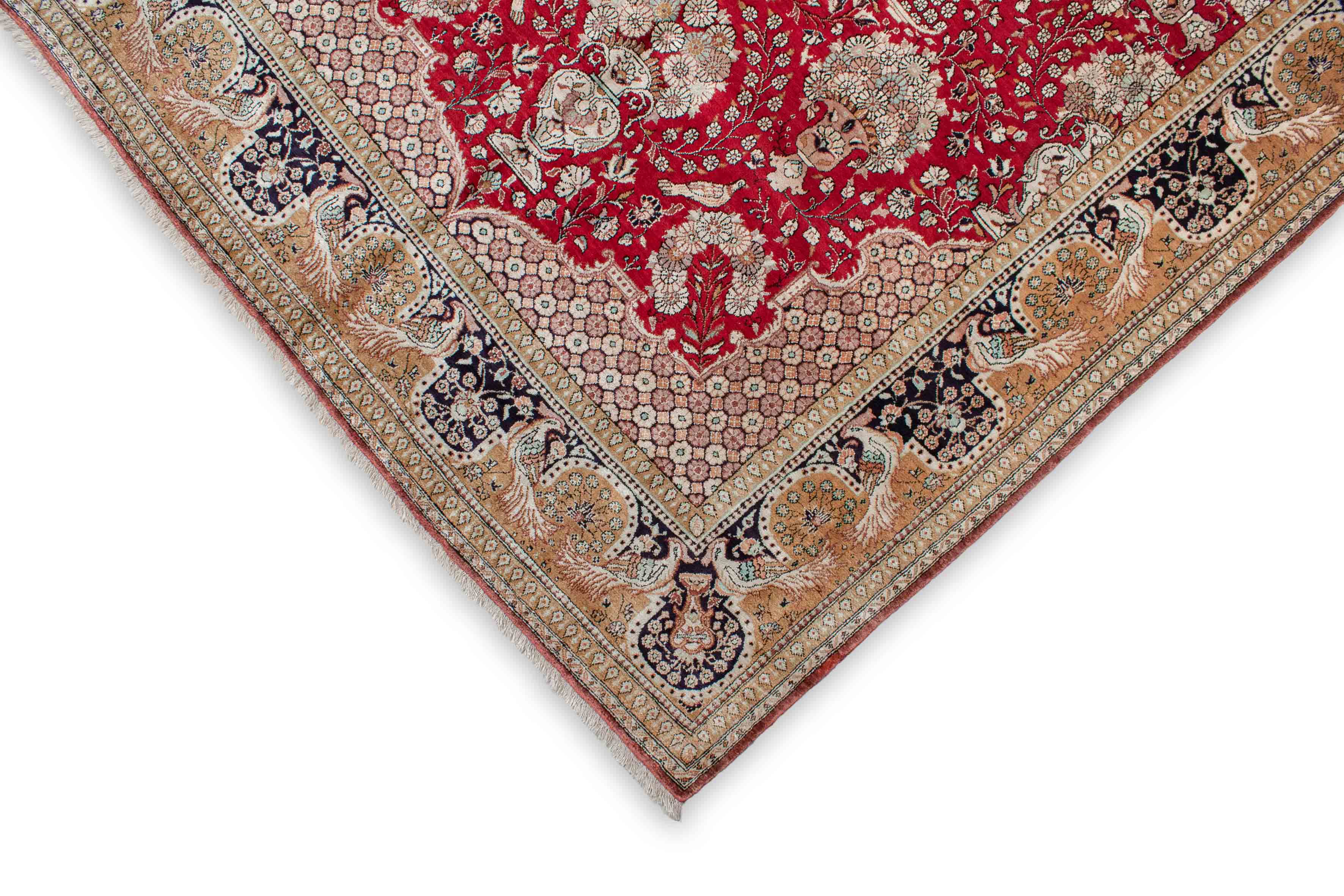 Ghom aus reiner Seide | 222 cm x 137 cm | Nr. 19395