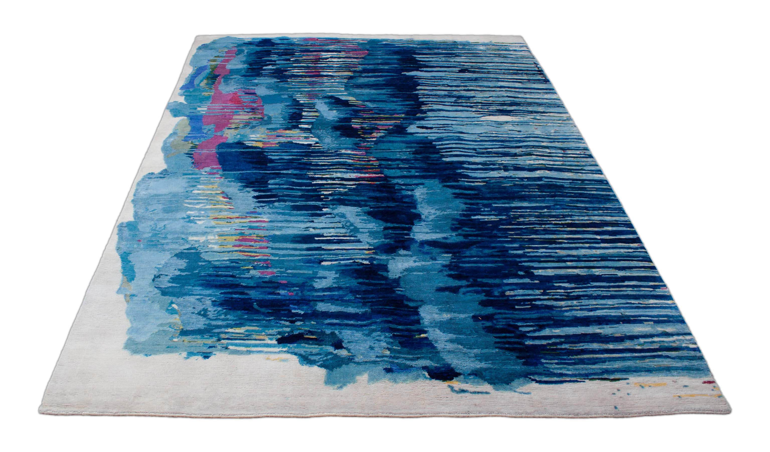 Eine Fotoaufnahme eines Mood Teppichs.