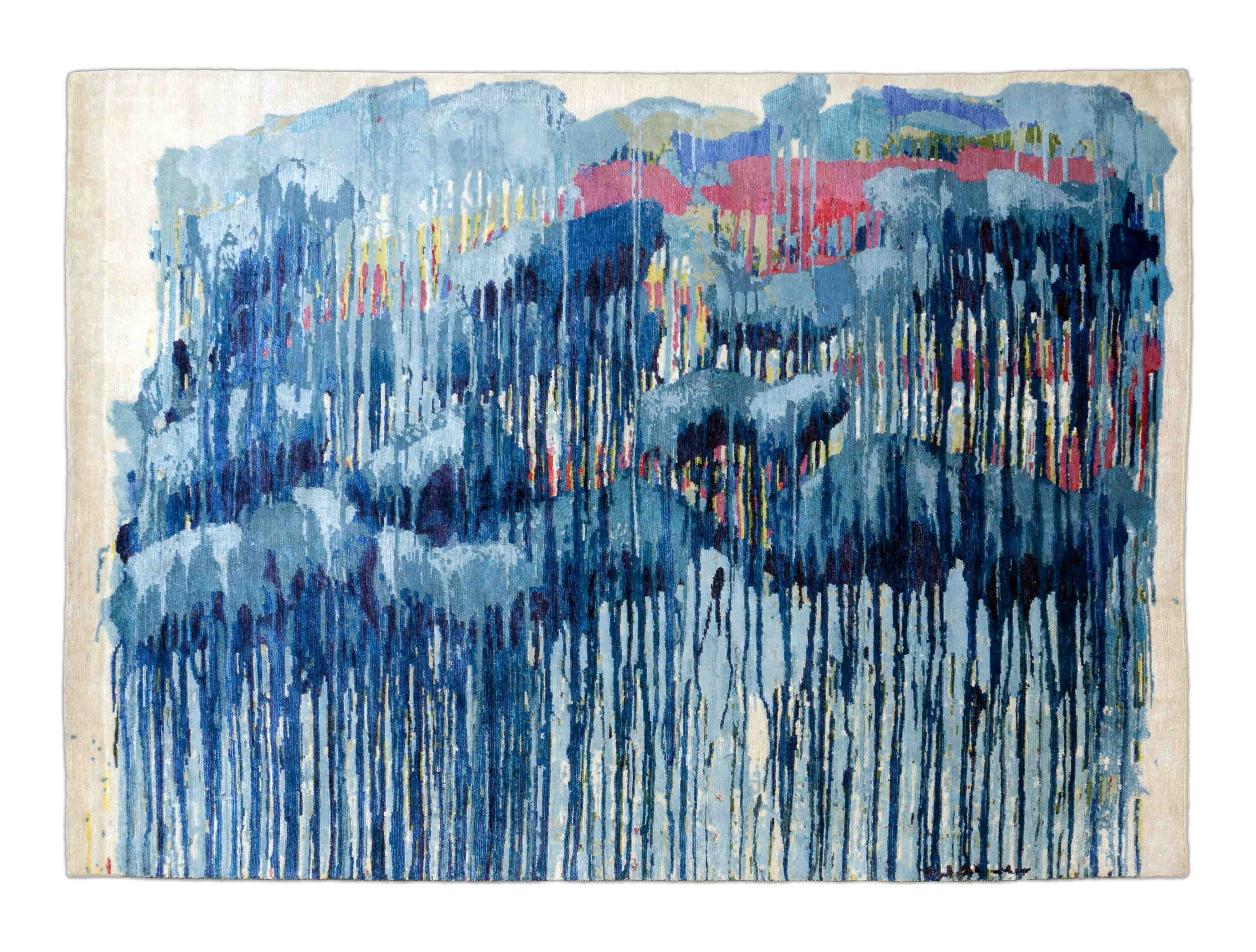 Eine Fotoaufnahme eines Mood Teppichs.