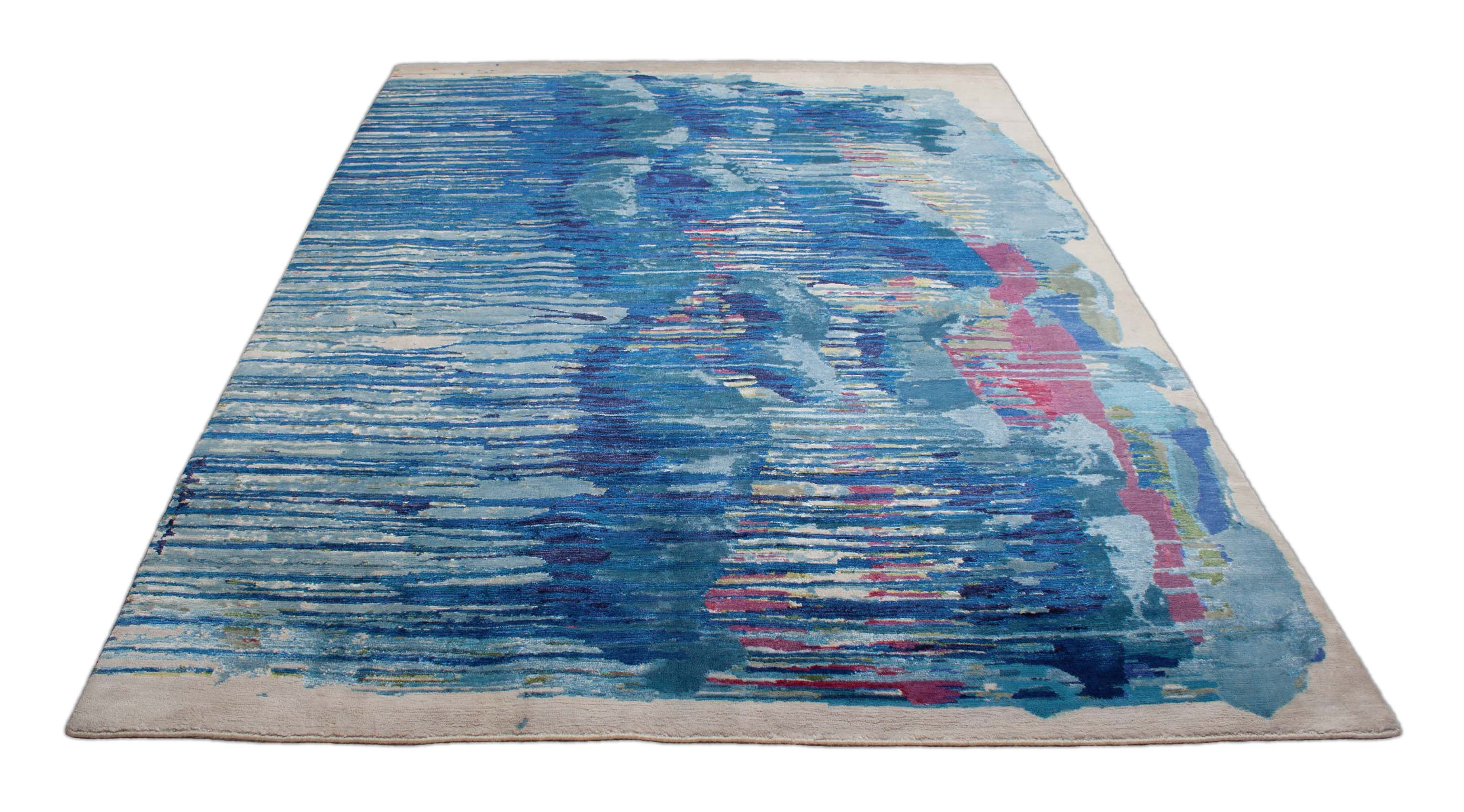 Eine Fotoaufnahme eines Mood Teppichs.