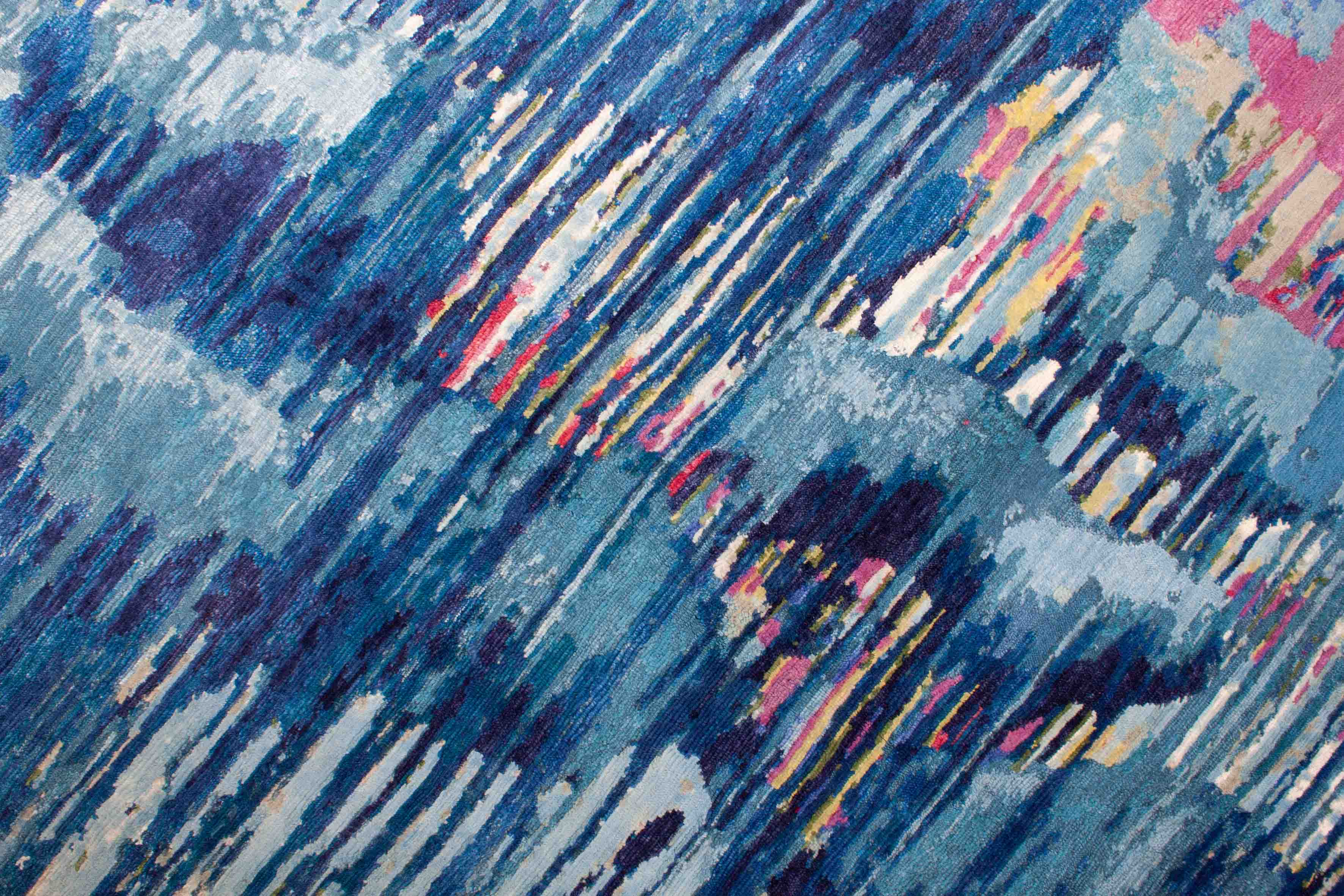 Eine Fotoaufnahme eines Mood Teppichs.