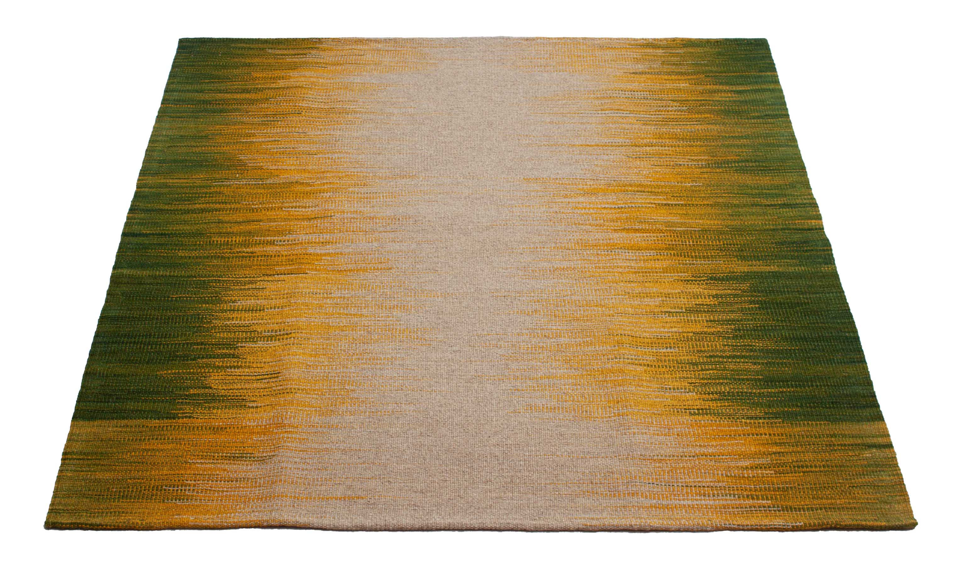 Eine Fotoaufnahme eines Kelim Teppichs.