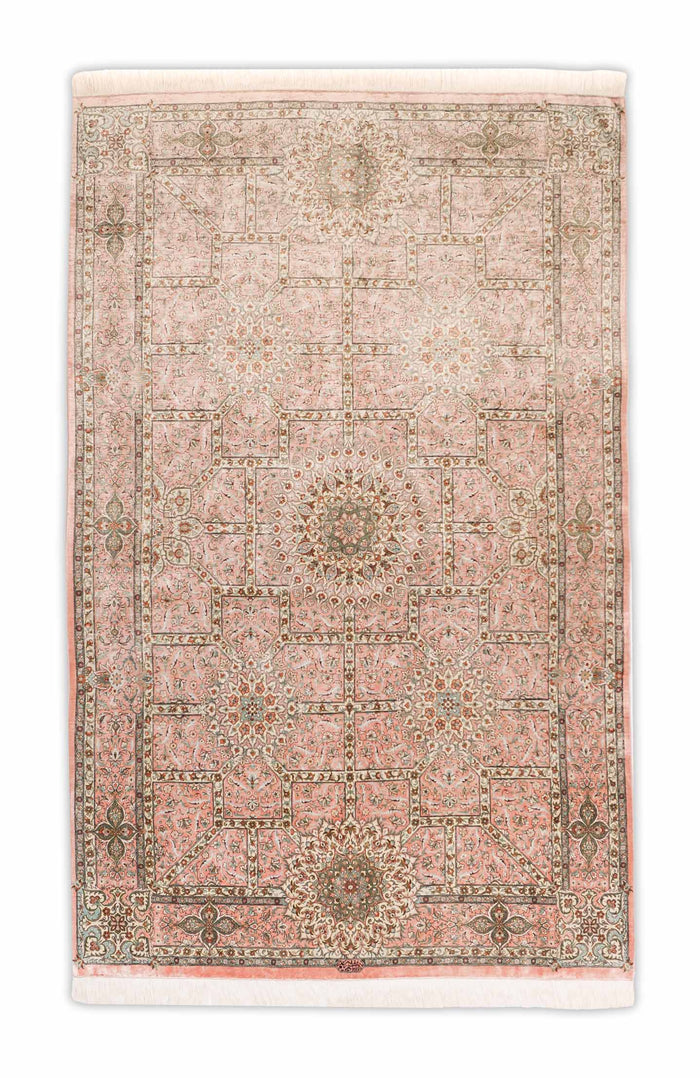 Ghom aus reiner Seide | 200 cm x 130 cm | Nr. 19794