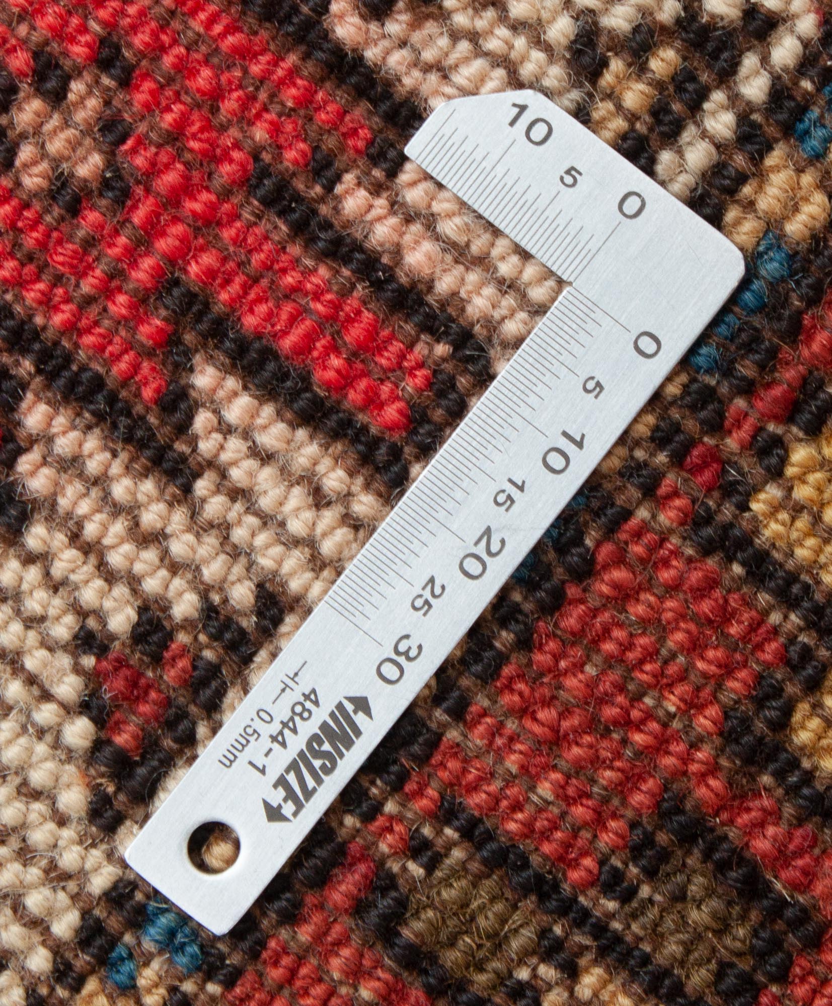 Antiker Schirwan Leski in dunkelblau, rot und 180 cm x 123 cm groß