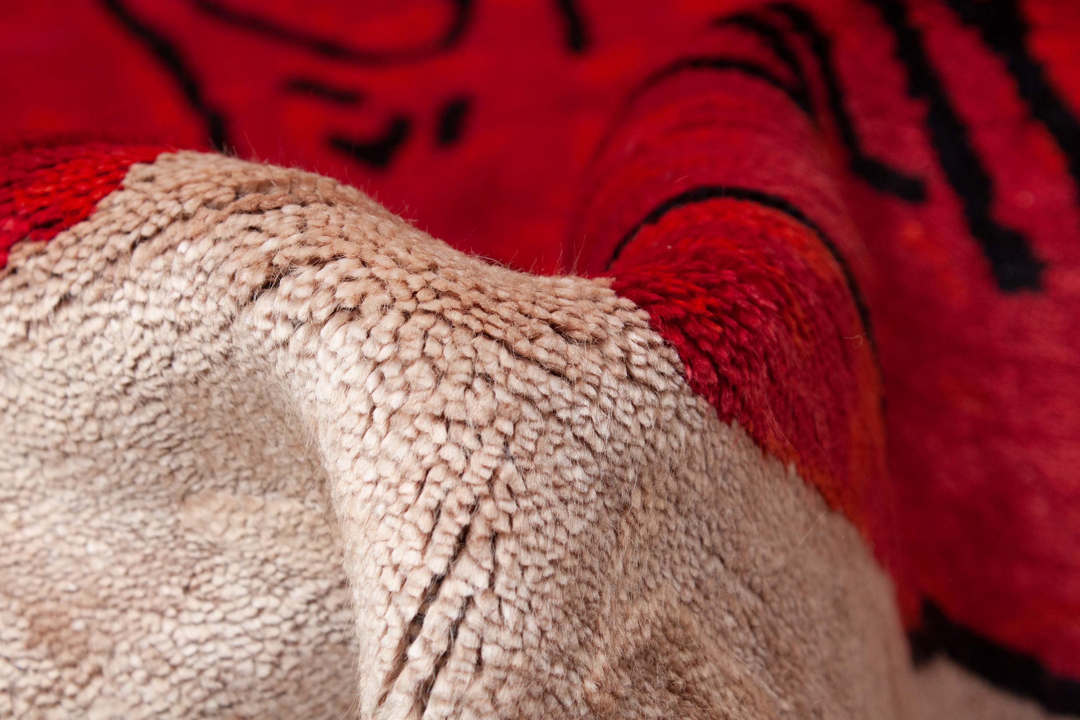 Moderner Mood Teppich in bordeau und 309 cm x 248 cm groß