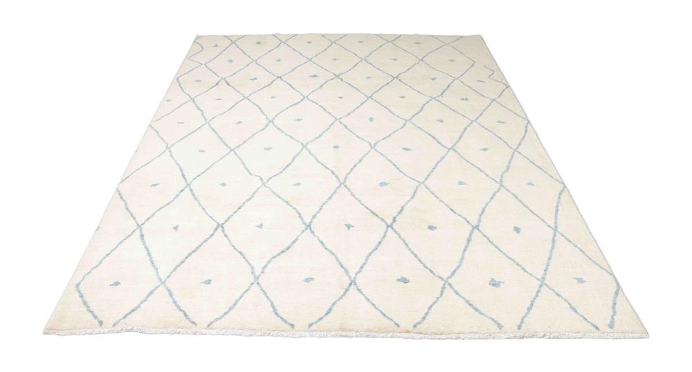 Beni Berber Teppich in Cremeweiß und 292 cm x 228 cm groß