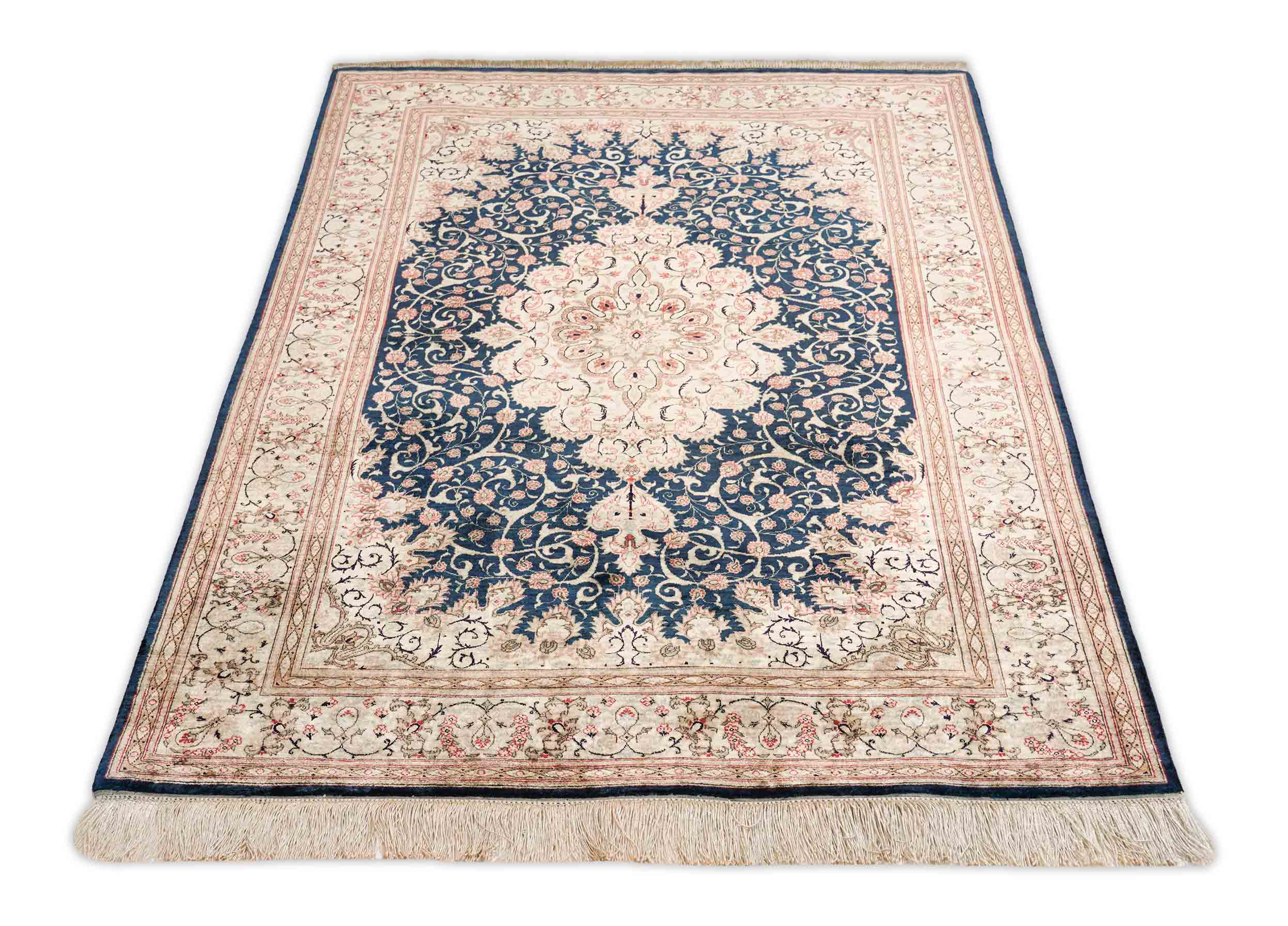 Ghom aus reiner Seide | 154 cm x 100 cm | Nr. 20690