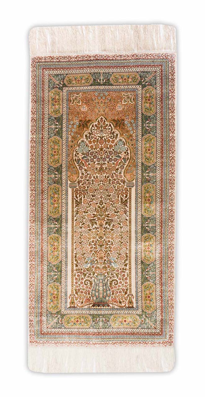 Chinesischer Hereke aus reiner Seide | 139 cm x 69 cm | Nr. 20711