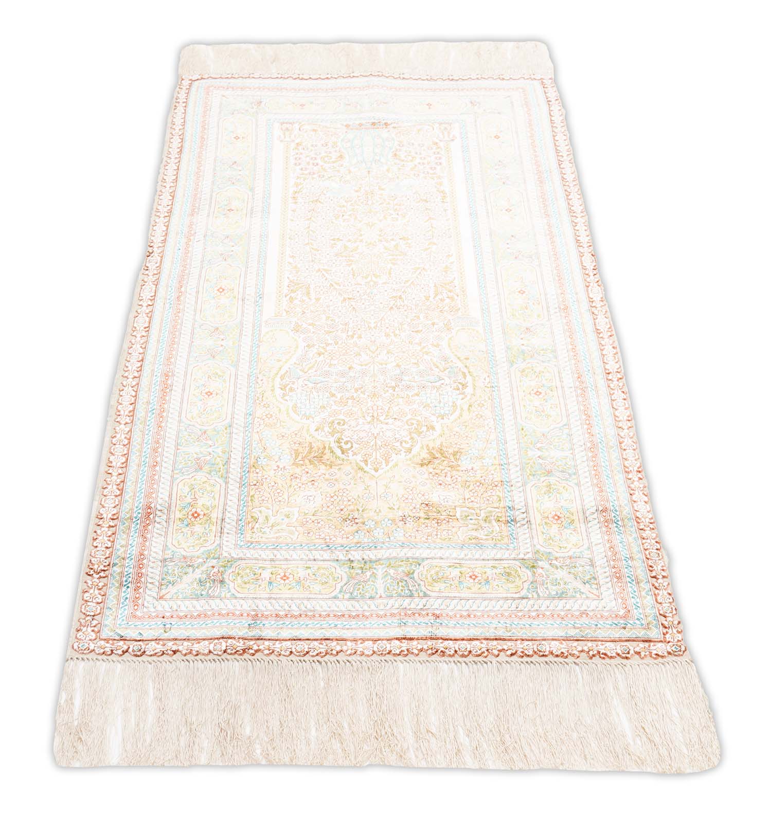 Chinesischer Hereke aus reiner Seide | 139 cm x 69 cm | Nr. 20711