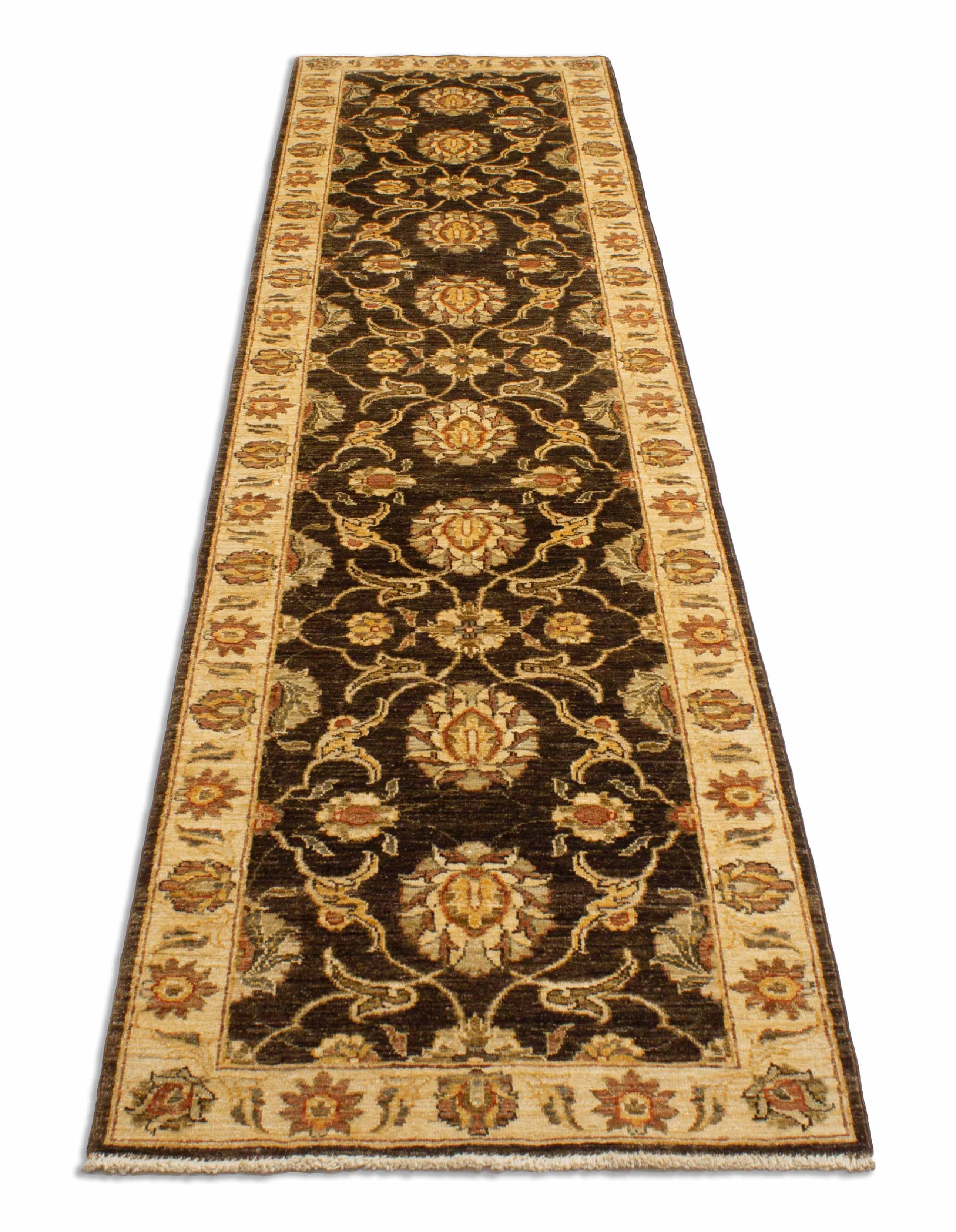 Eine Fotoaufnahme eines Farahan Teppichs.