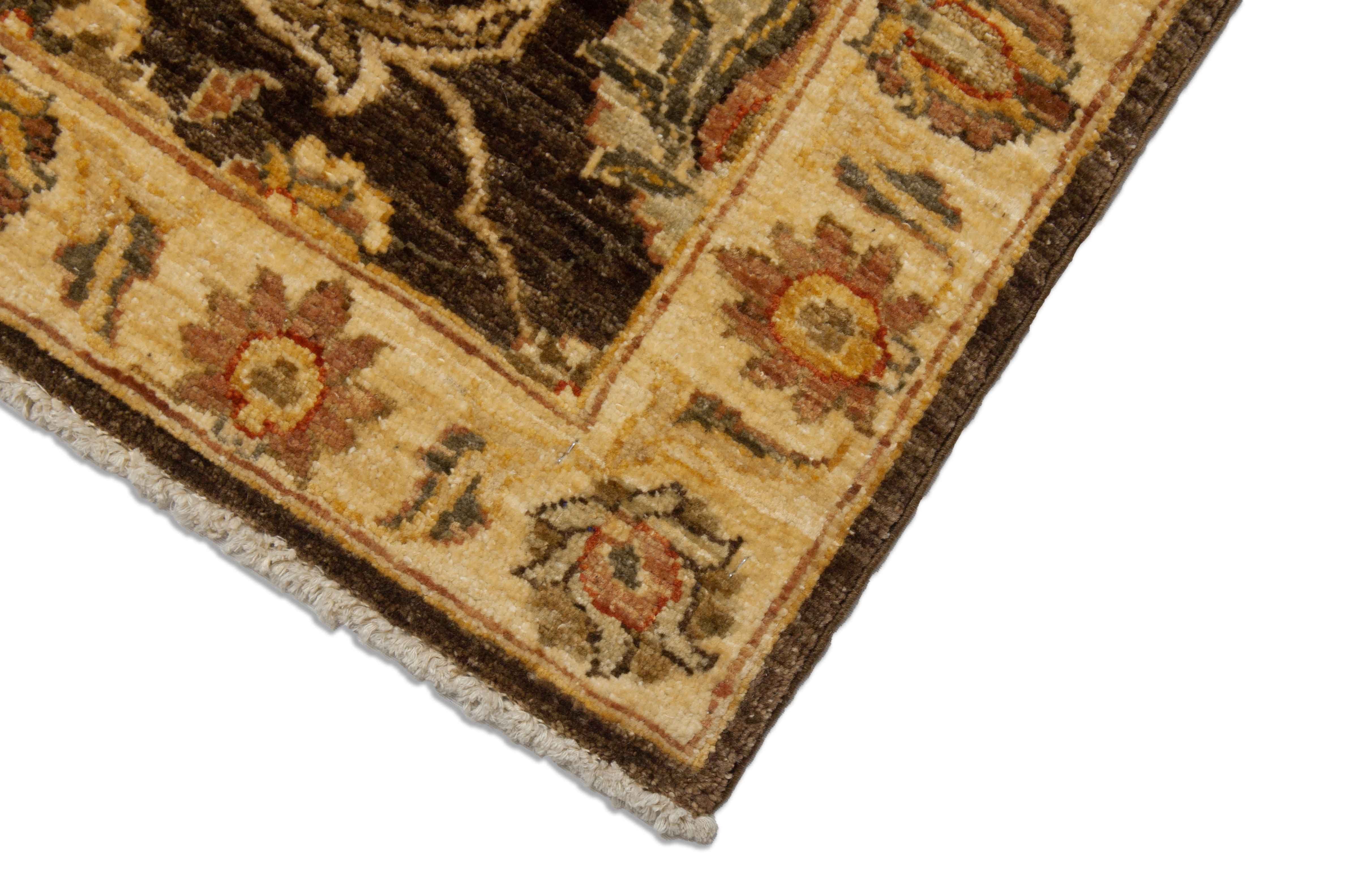 Eine Fotoaufnahme eines Farahan Teppichs.