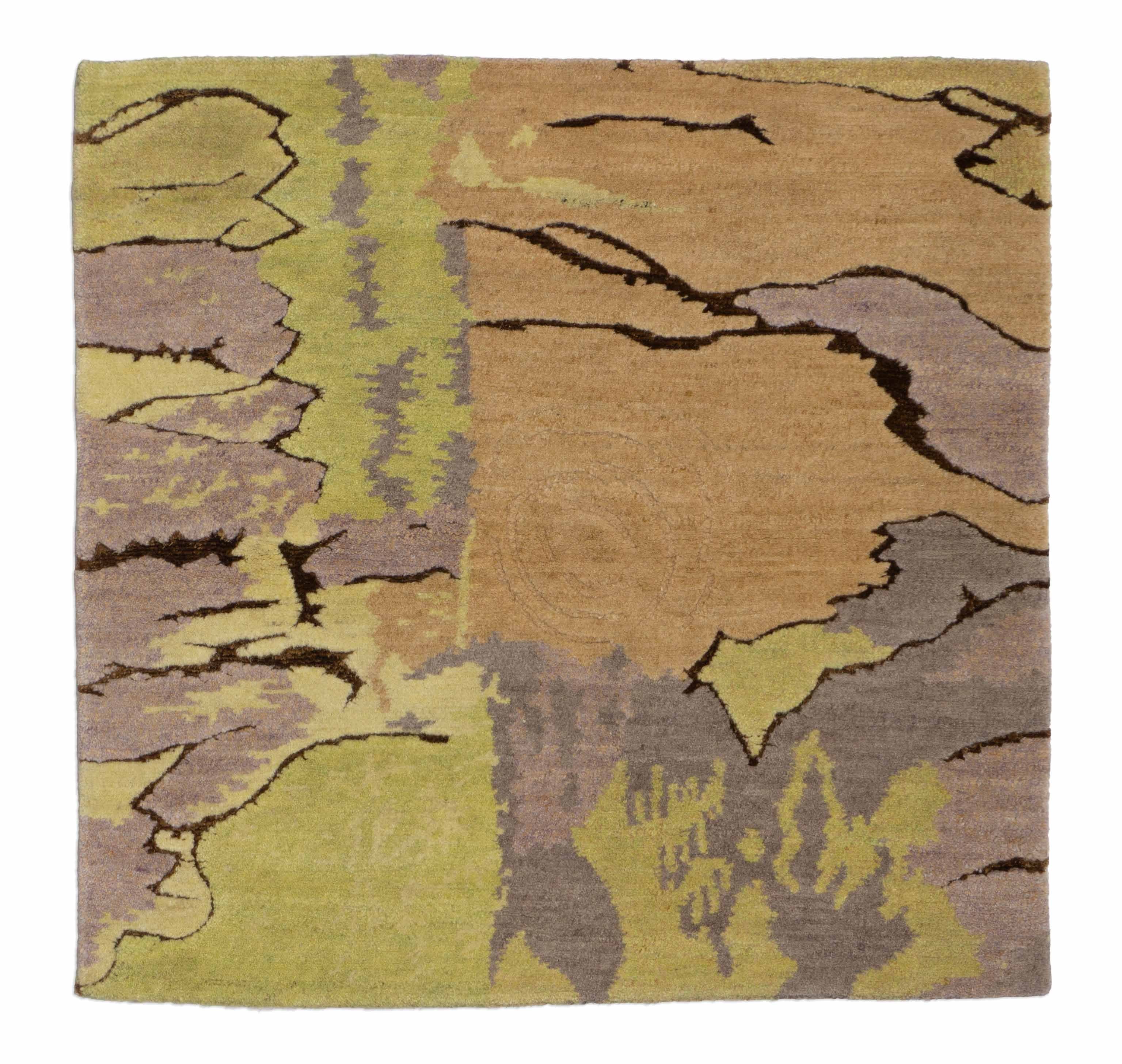 Eine Fotoaufnahme eines Nepal Teppich Teppichs.