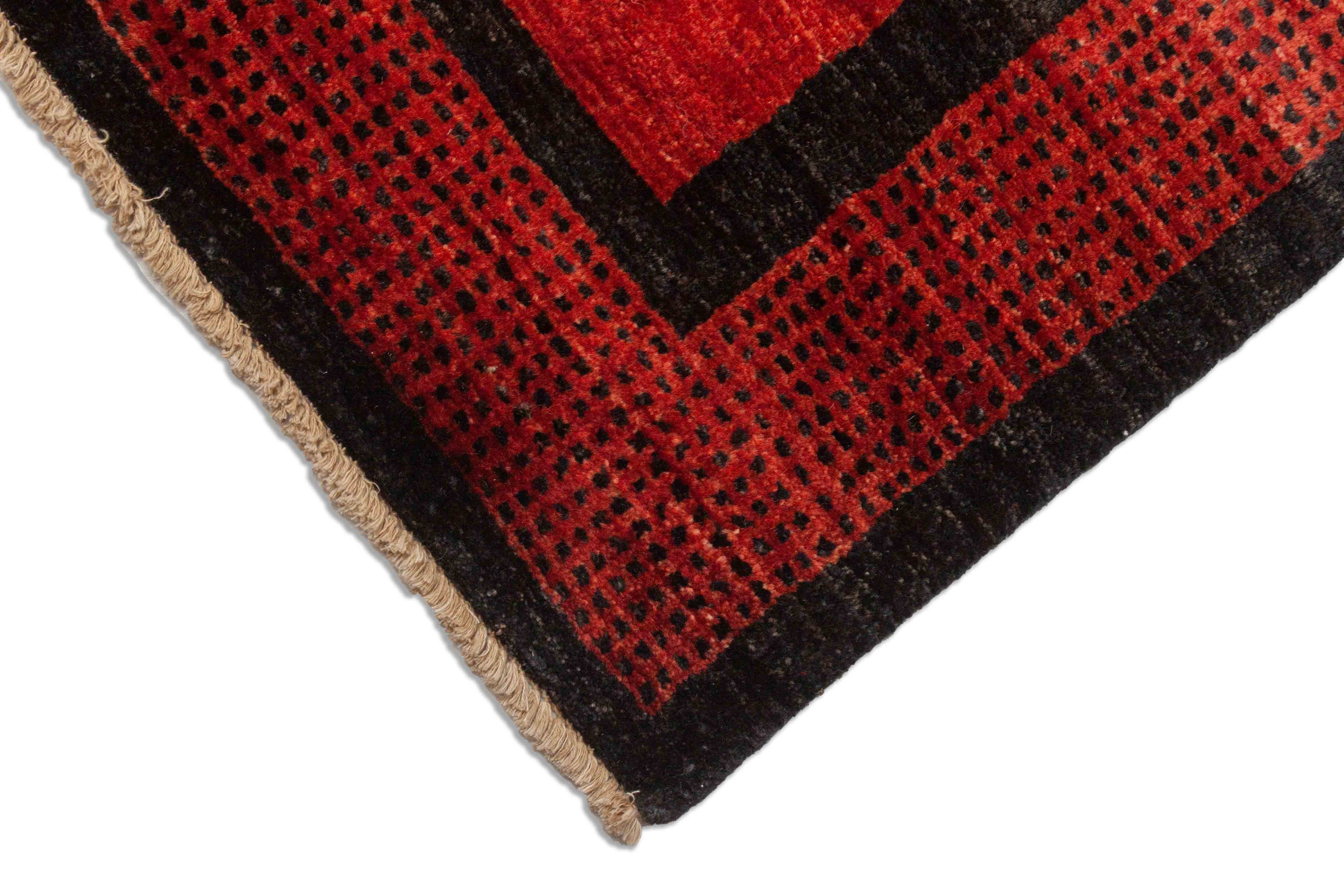 Eine Fotoaufnahme eines Lori Teppichs.