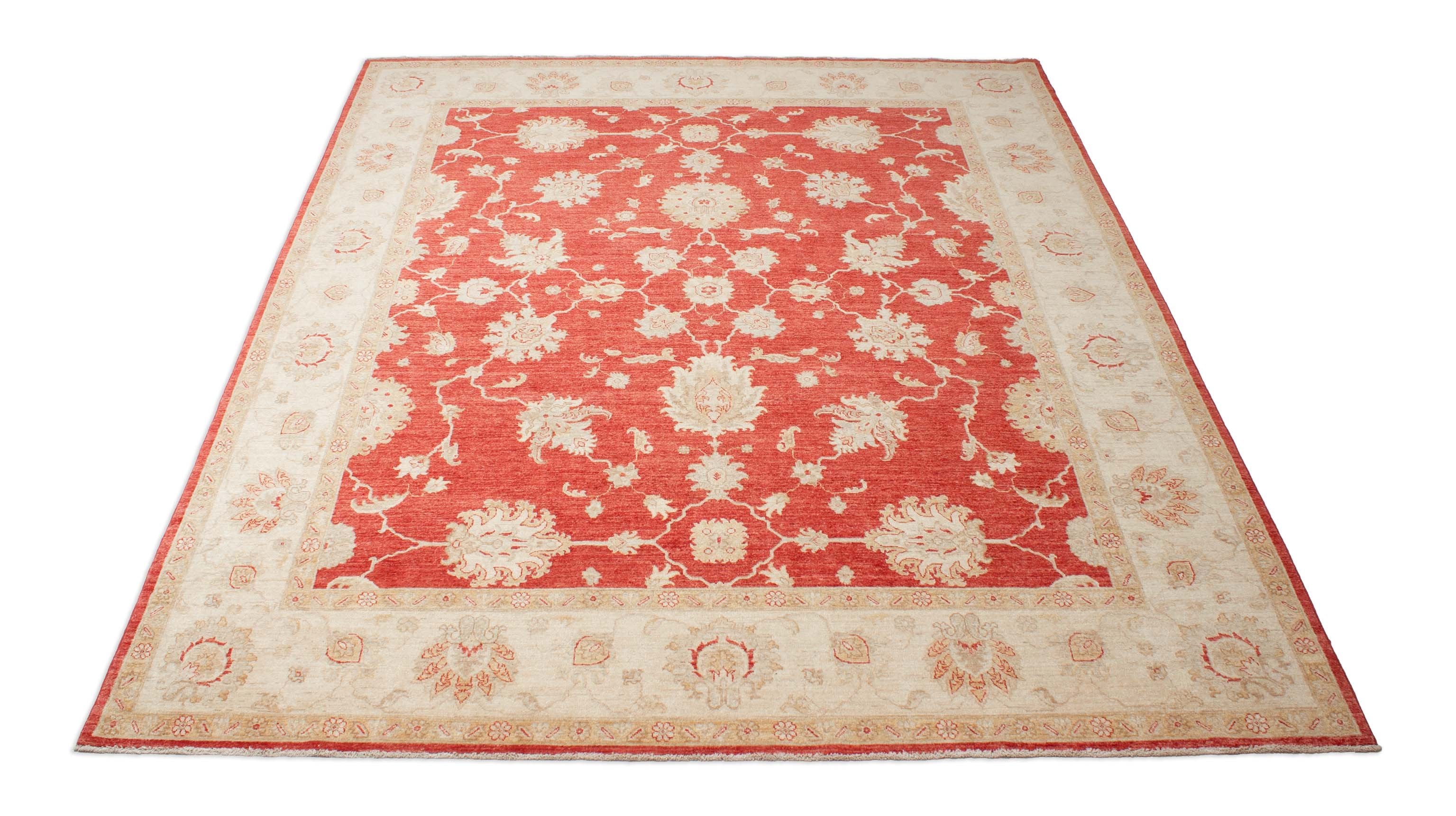 Eine Fotoaufnahme eines Ziegler Teppichs.