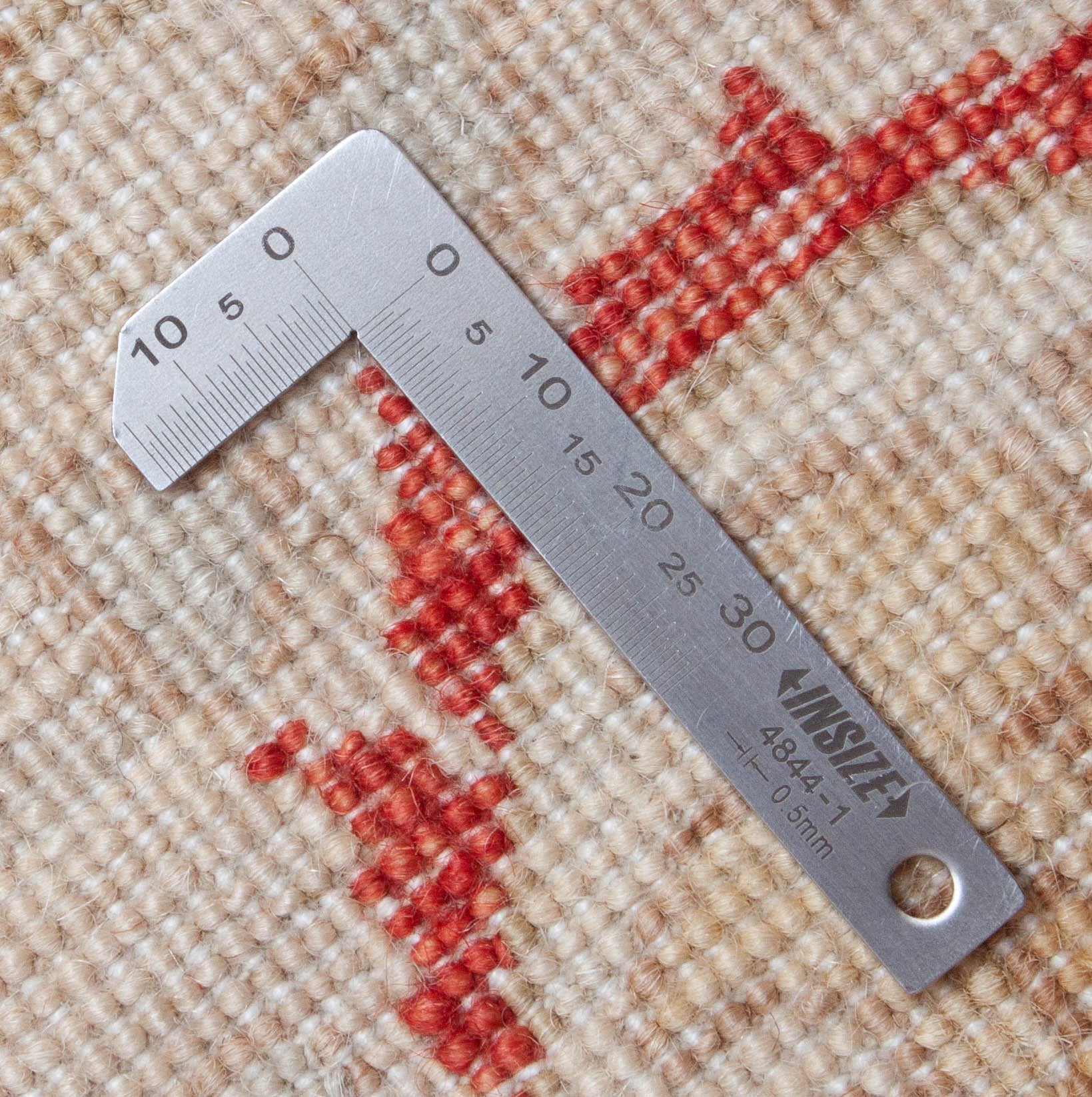 Eine Fotoaufnahme eines Ziegler Teppichs.