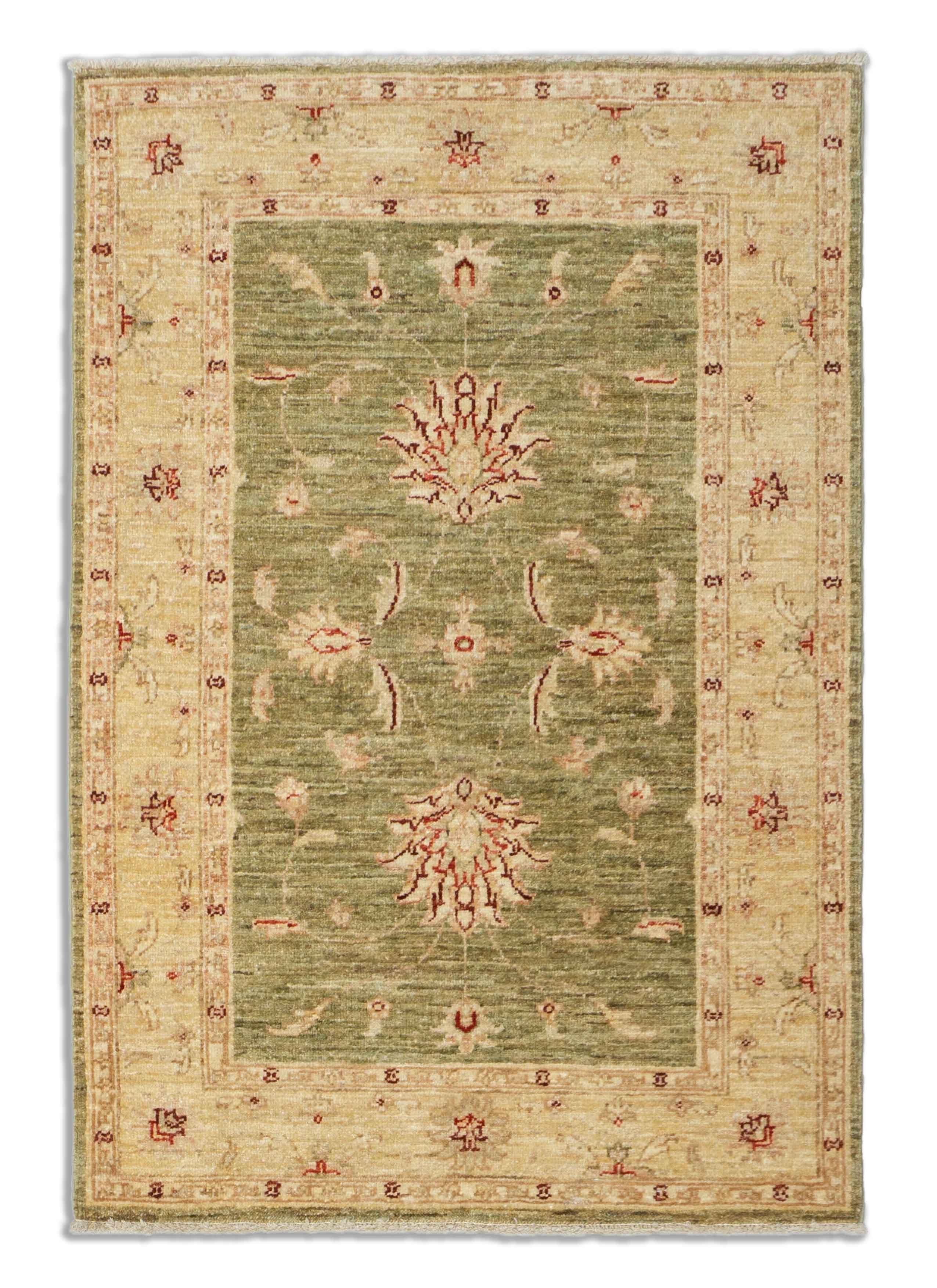 Eine Fotoaufnahme eines Farahan Teppichs.