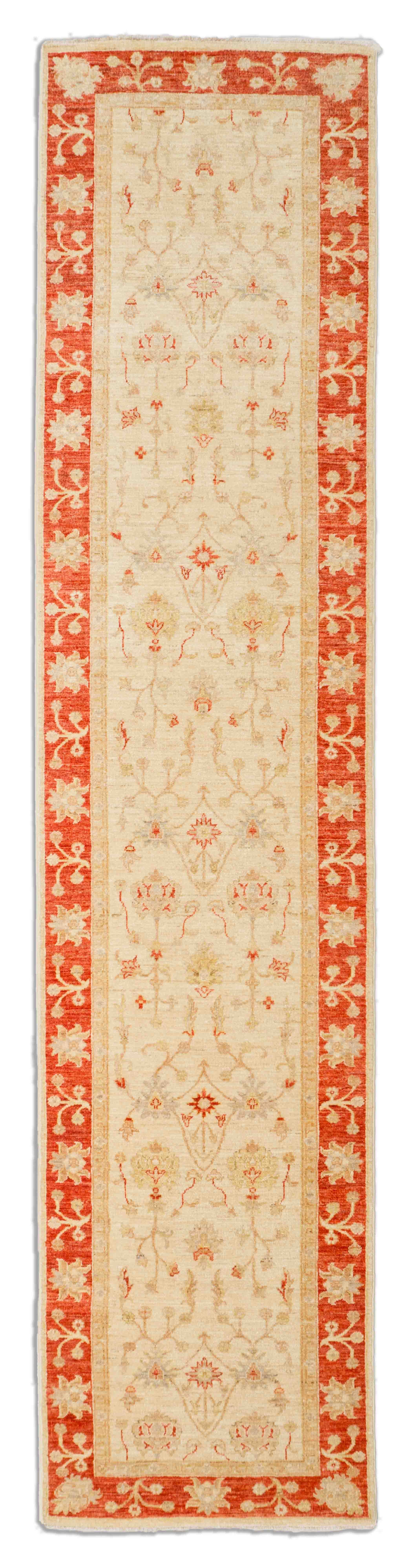 Eine Fotoaufnahme eines Farahan Teppichs.