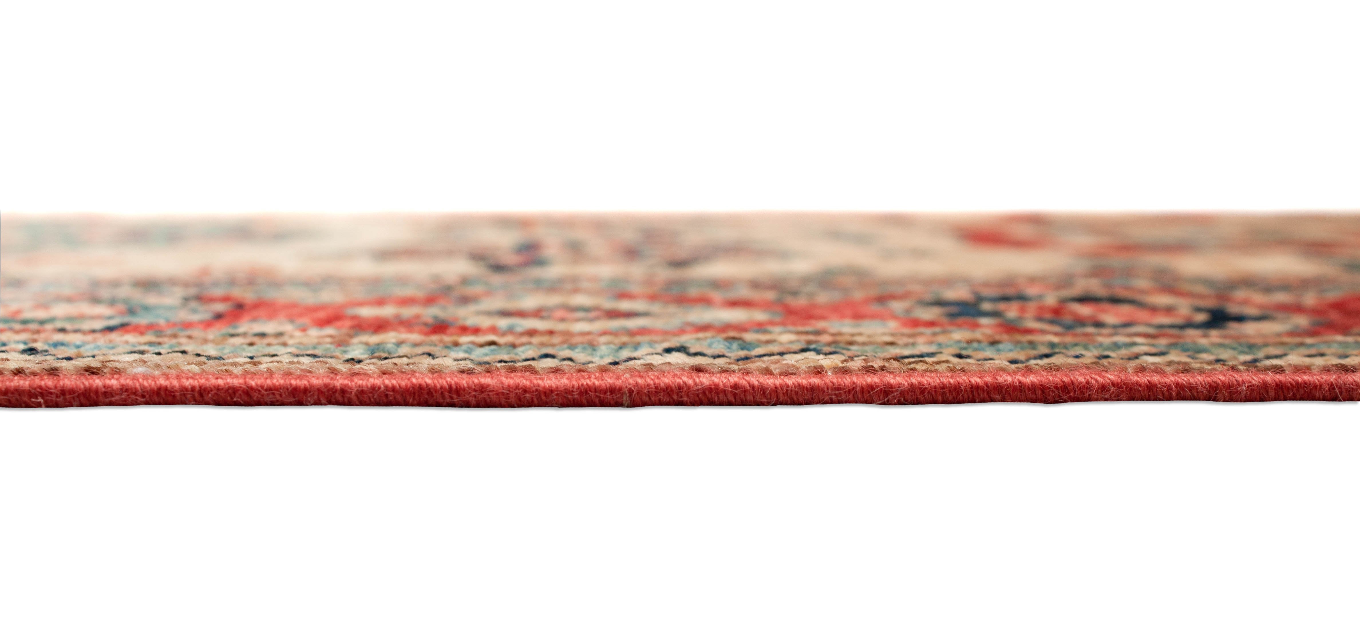 Eine Fotoaufnahme eines Kazak Teppichs.