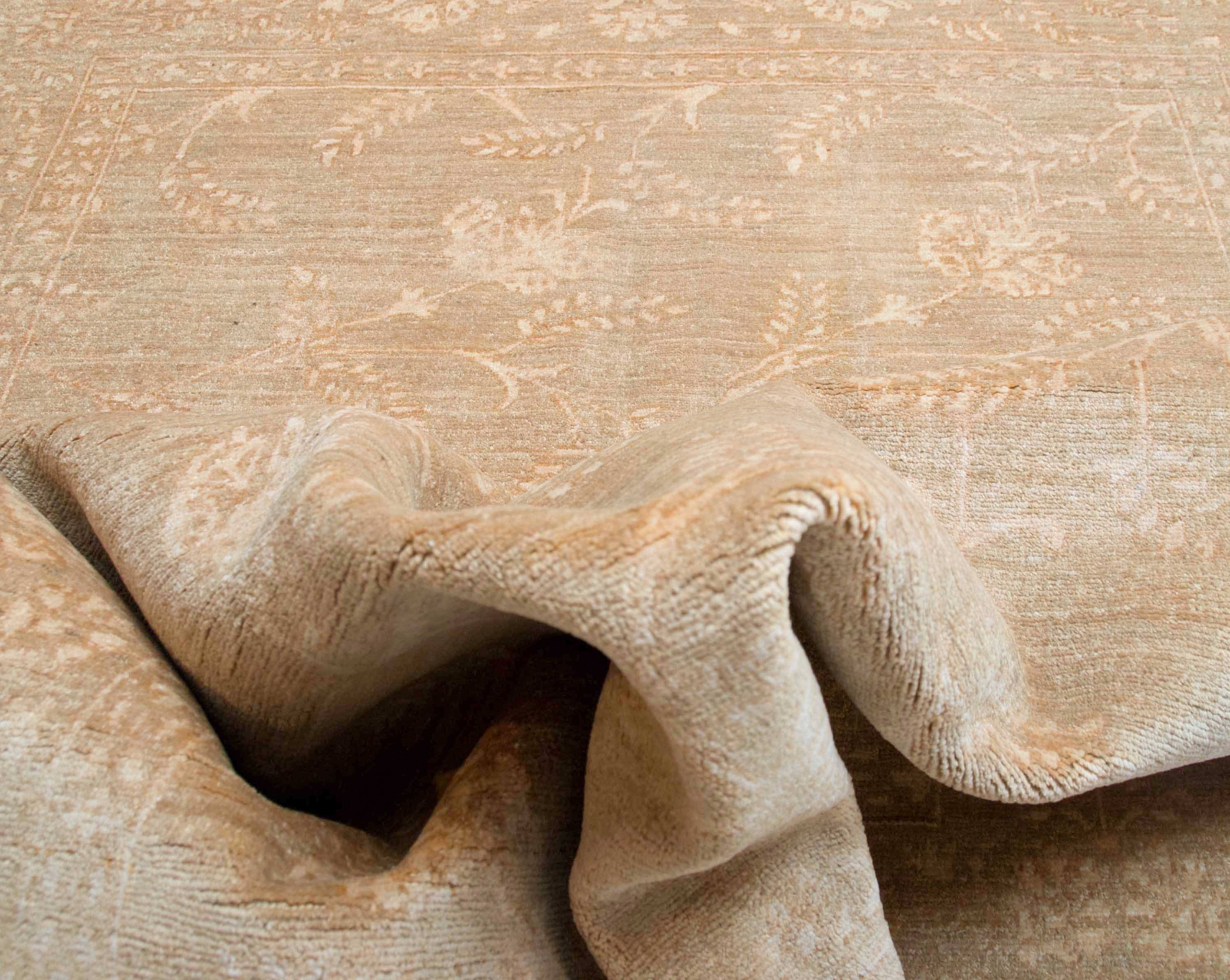 Eine Fotoaufnahme eines Farahan Teppichs.