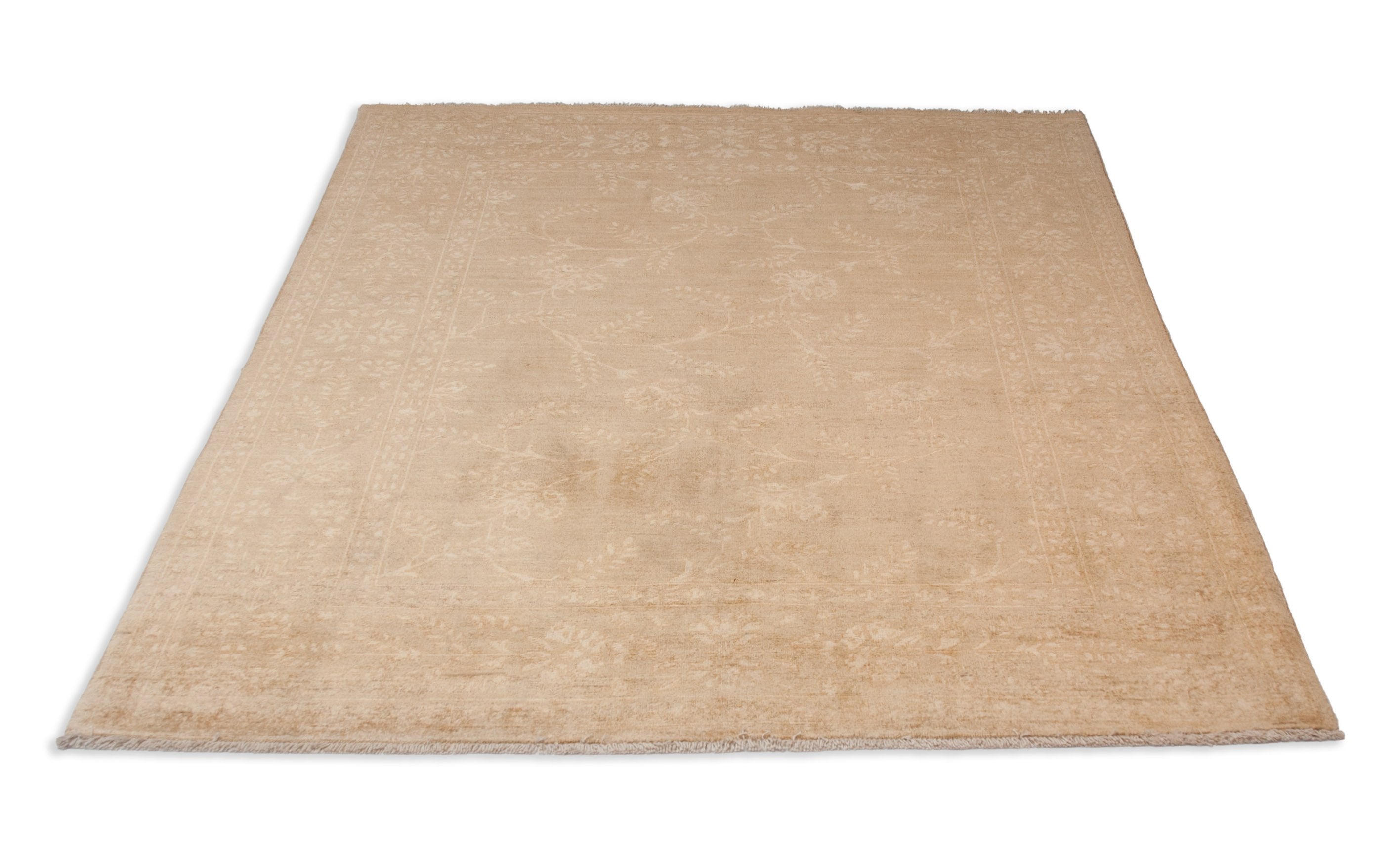 Eine Fotoaufnahme eines Farahan Teppichs.