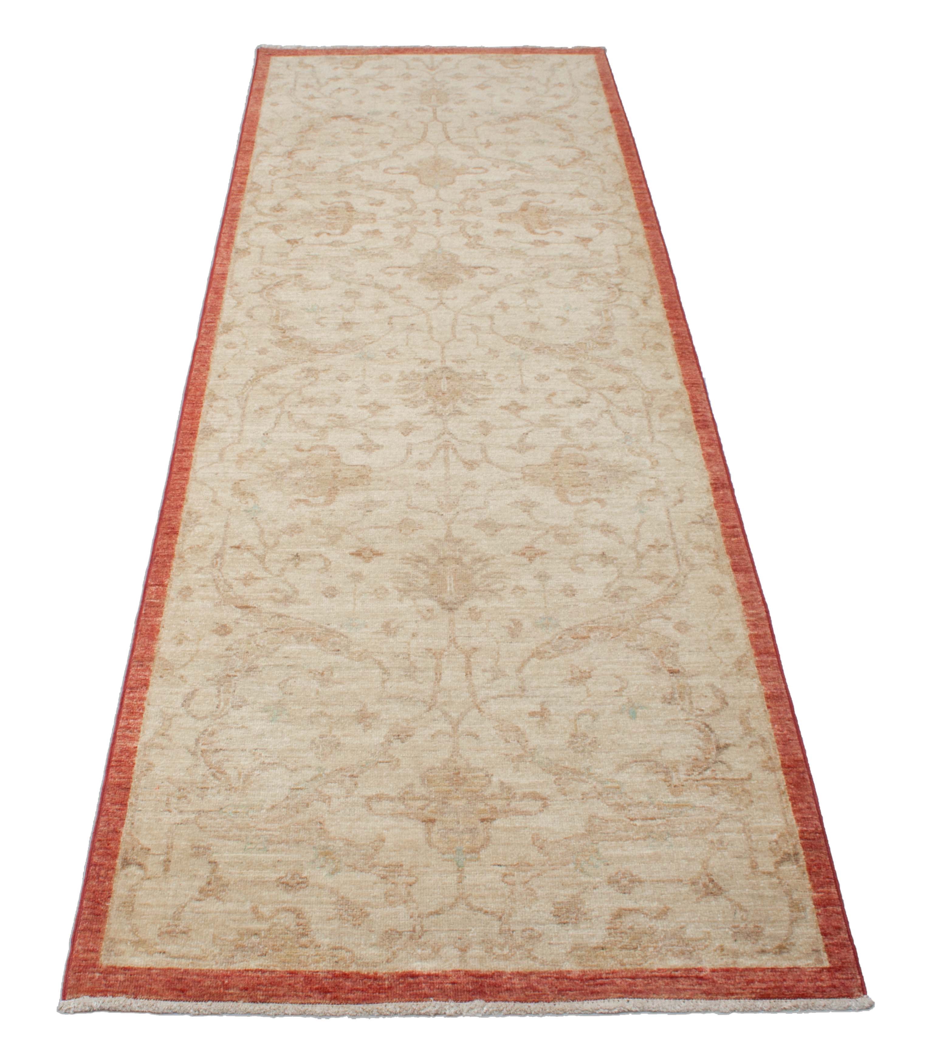 Eine Fotoaufnahme eines Farahan Teppichs.