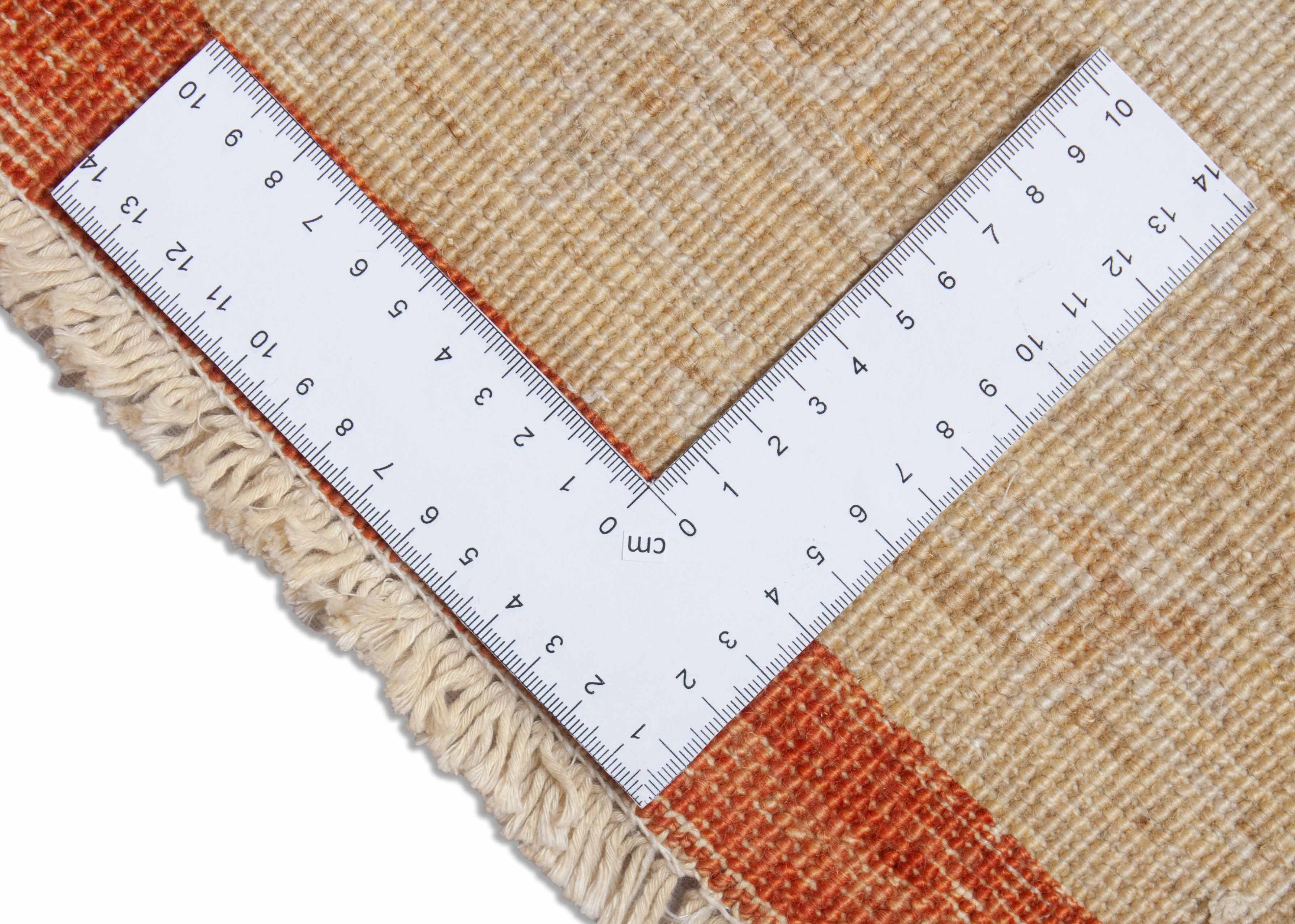 Eine Fotoaufnahme eines Farahan Teppichs.