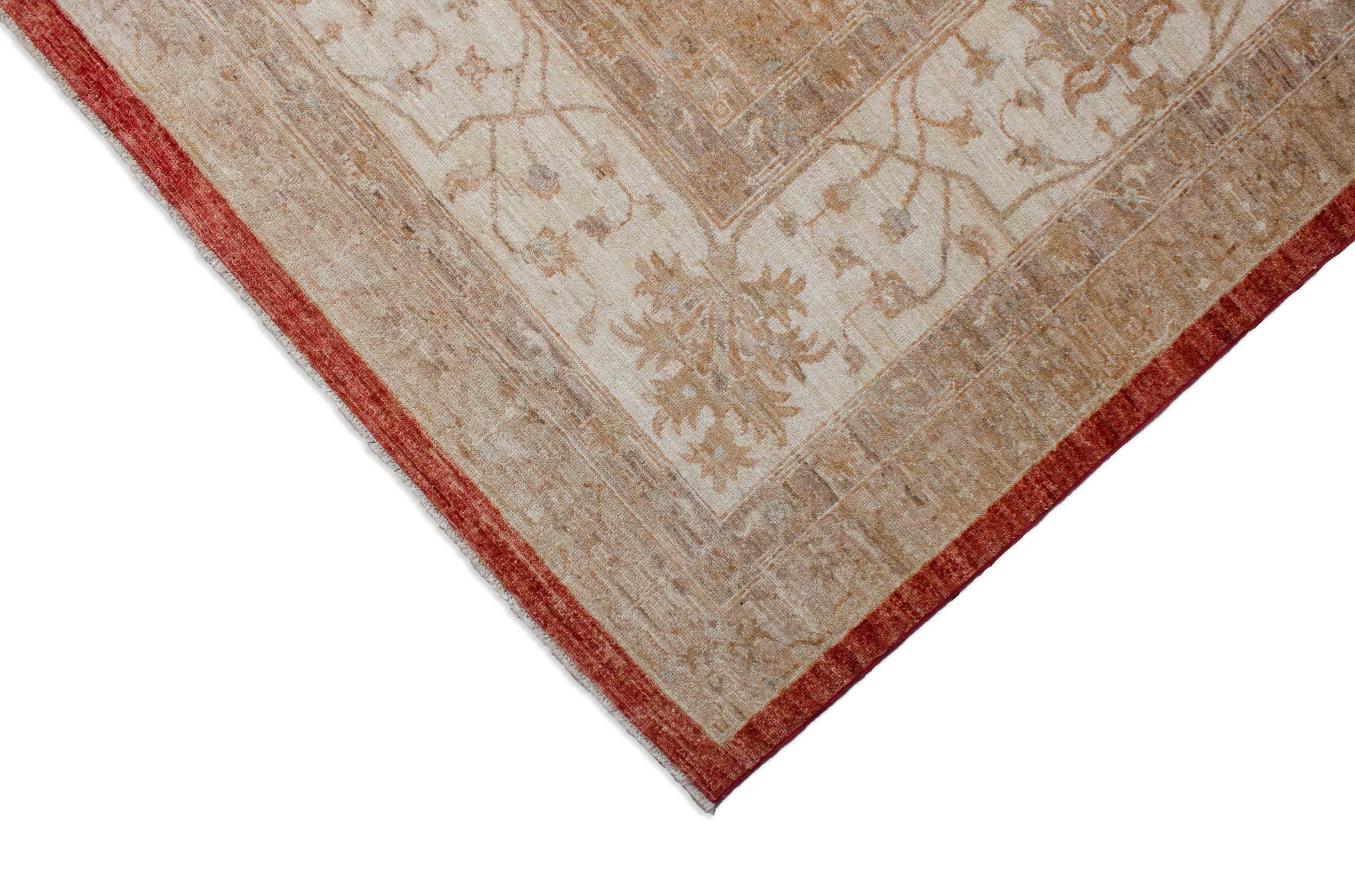 Eine Fotoaufnahme eines Farahan Teppichs.