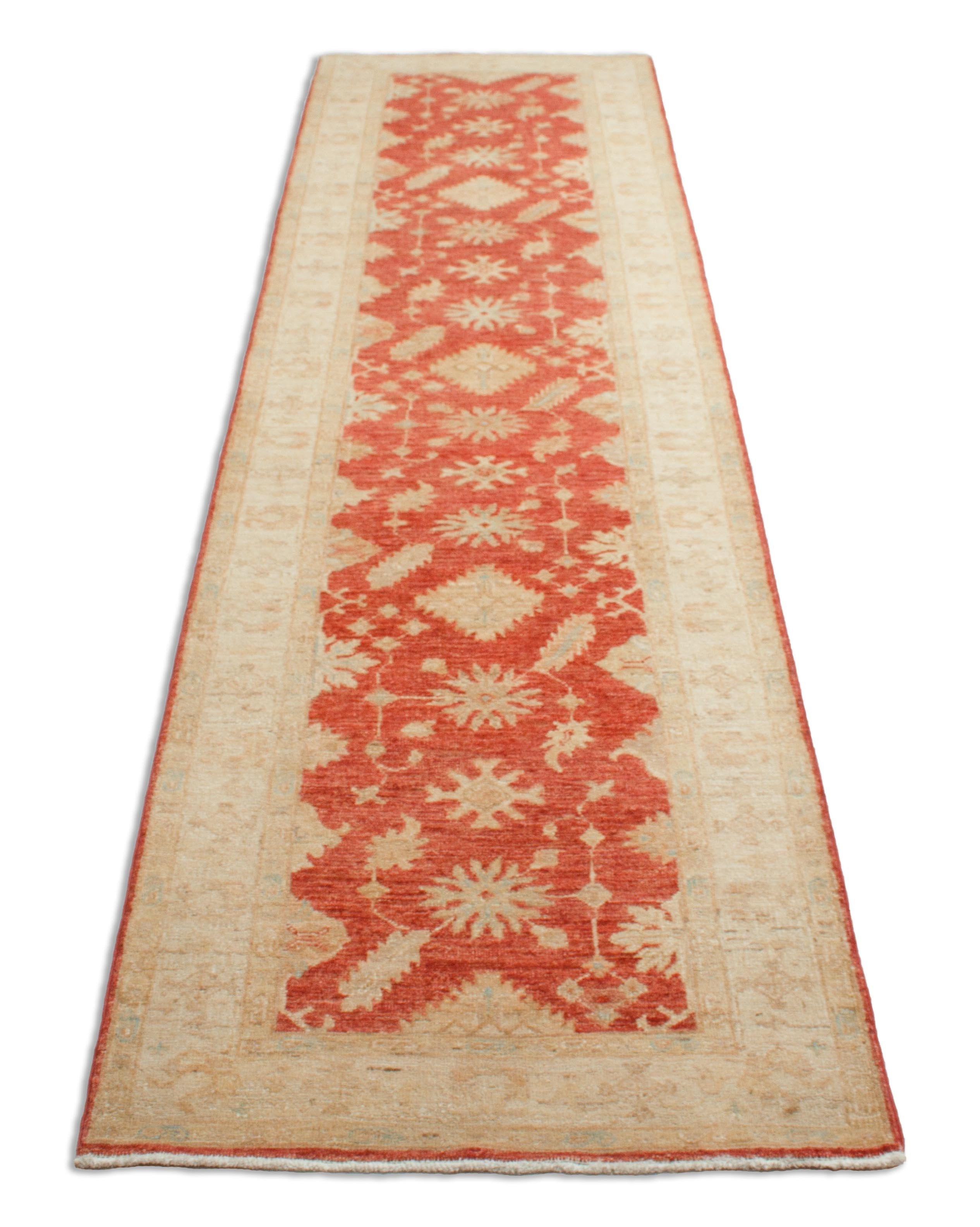 Eine Fotoaufnahme eines Farahan Teppichs.