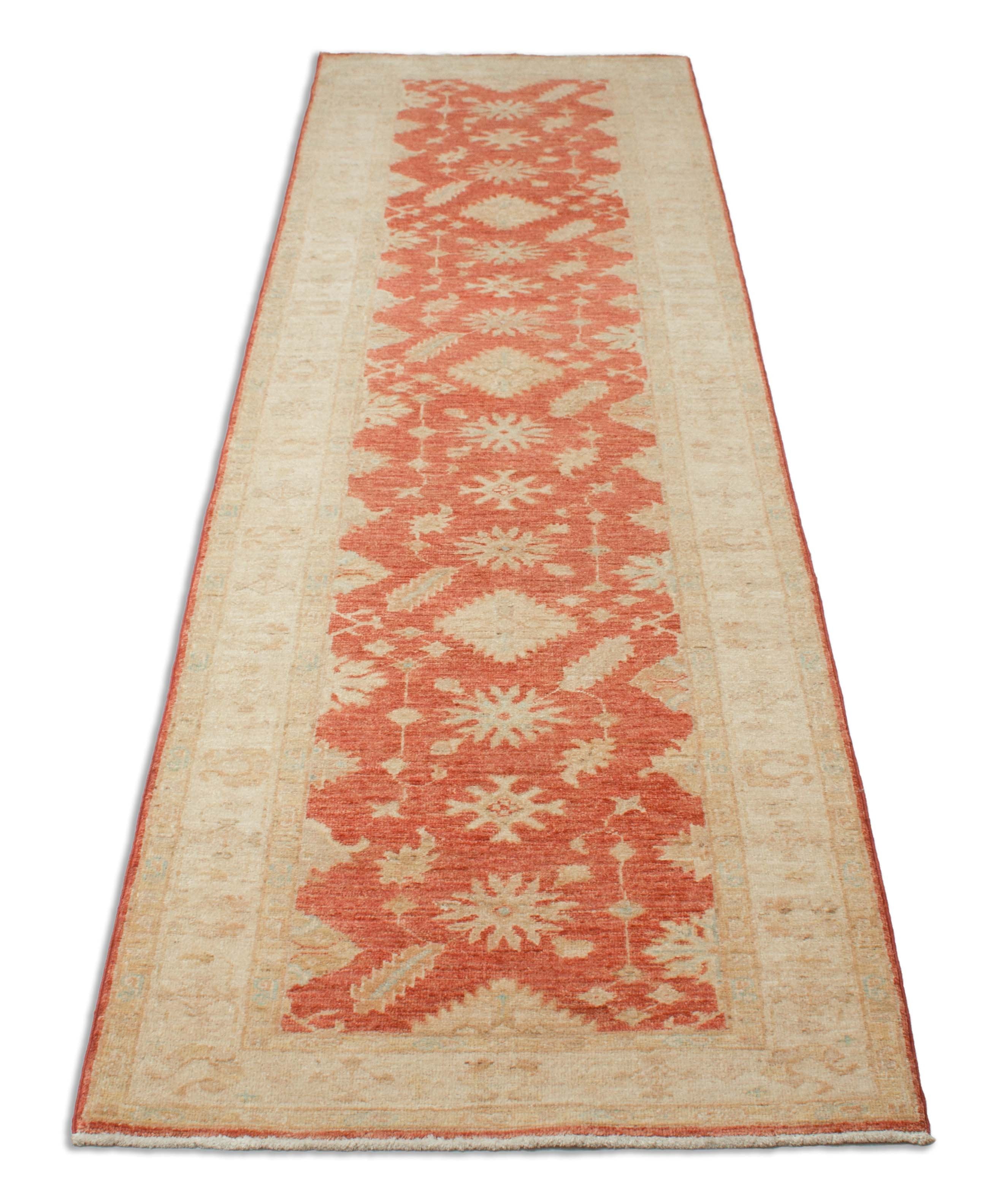 Eine Fotoaufnahme eines Farahan Teppichs.