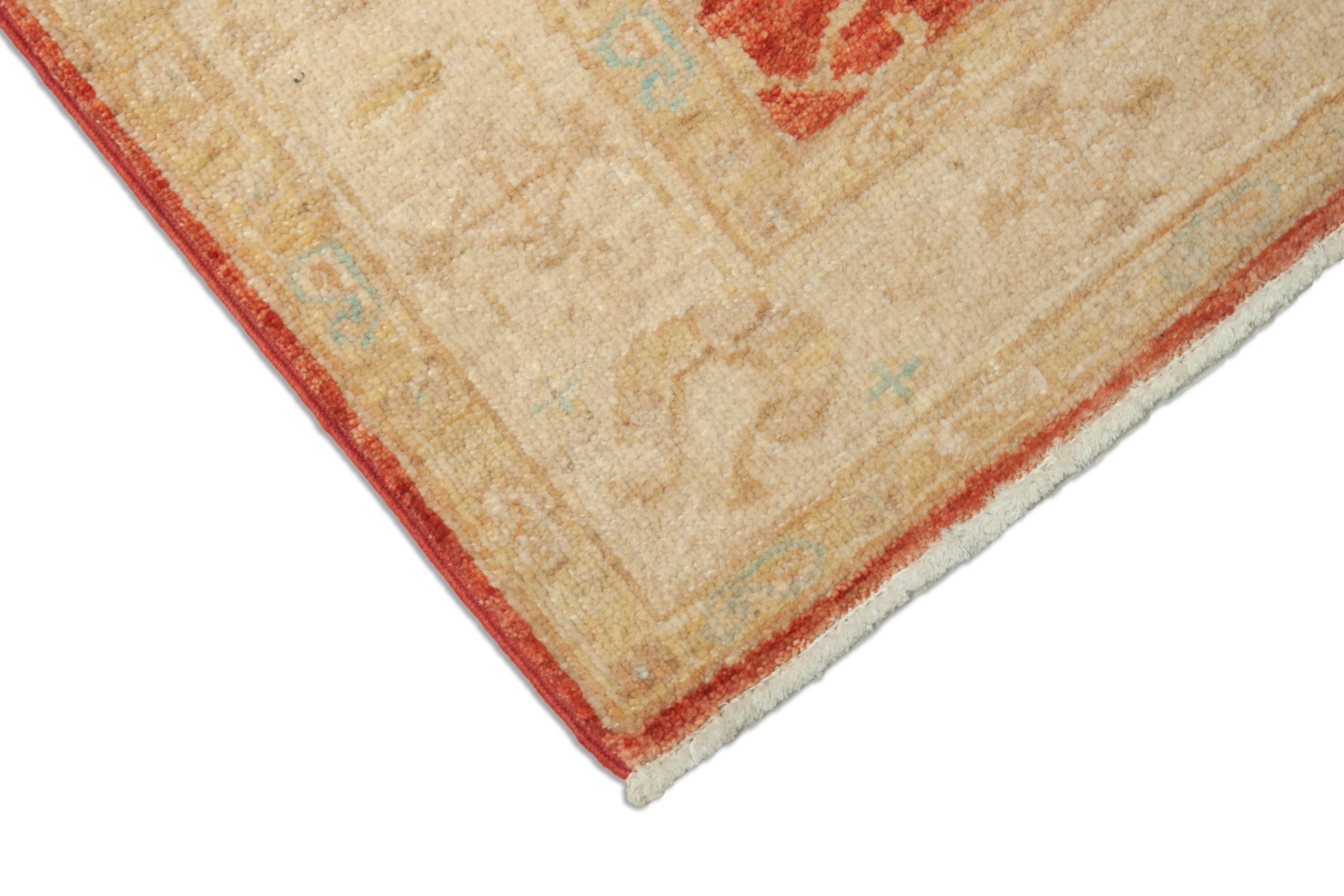 Eine Fotoaufnahme eines Farahan Teppichs.