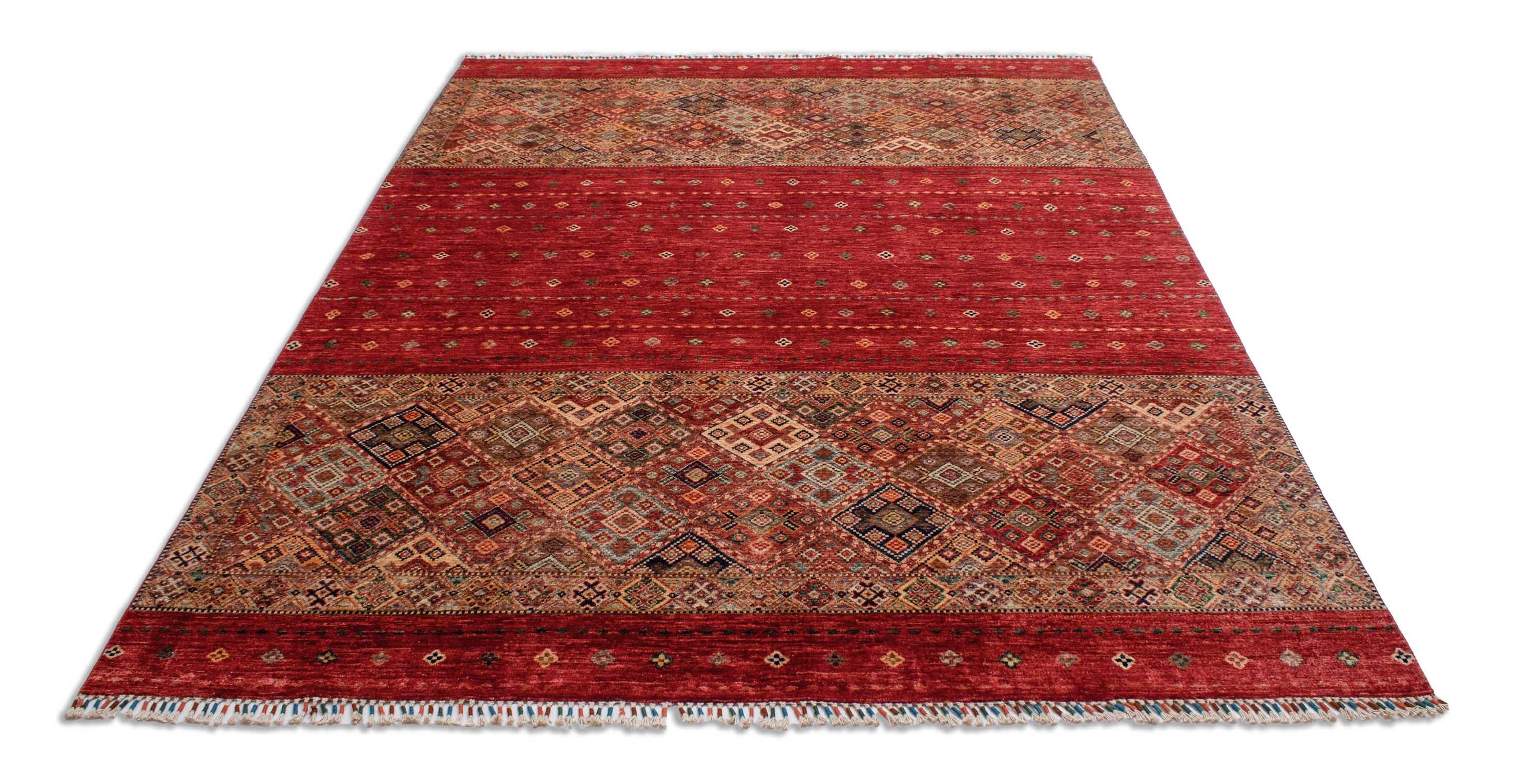 Eine Fotoaufnahme eines Oxiana Teppichs.