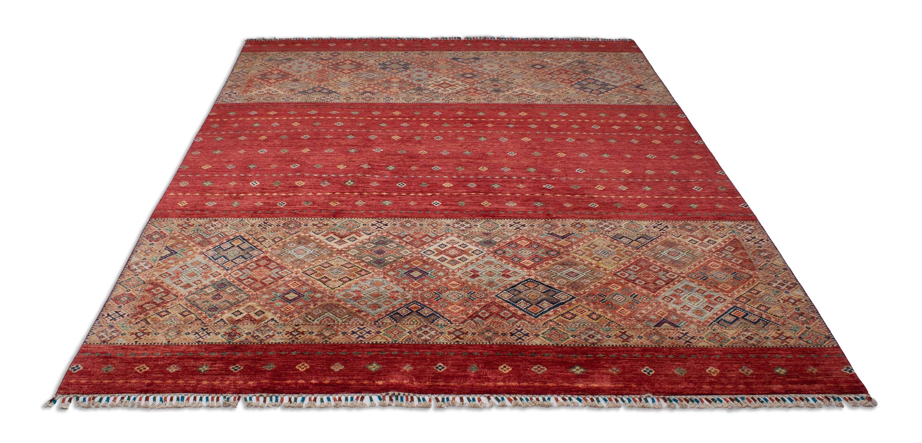 Eine Fotoaufnahme eines Oxiana Teppichs.