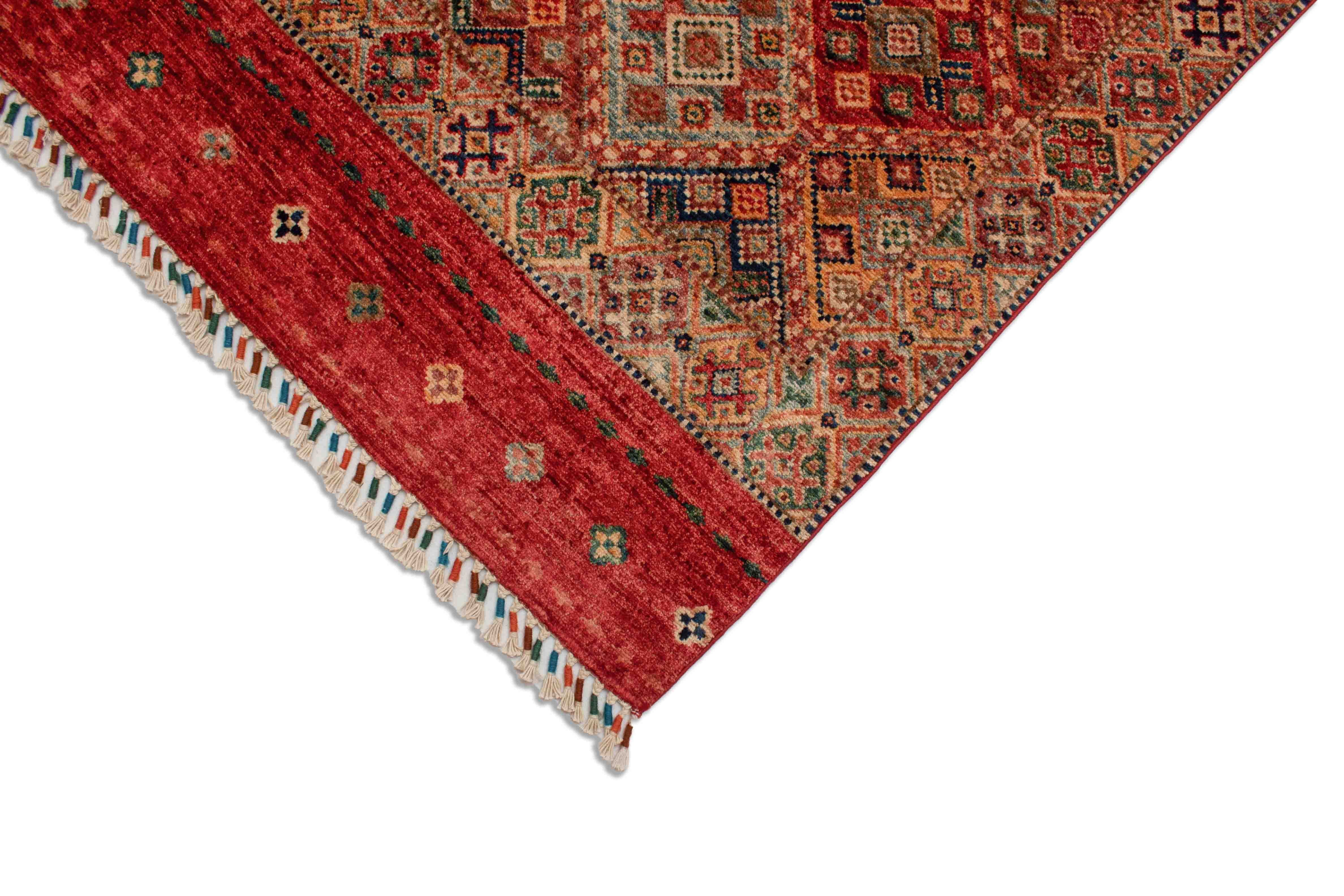 Eine Fotoaufnahme eines Oxiana Teppichs.