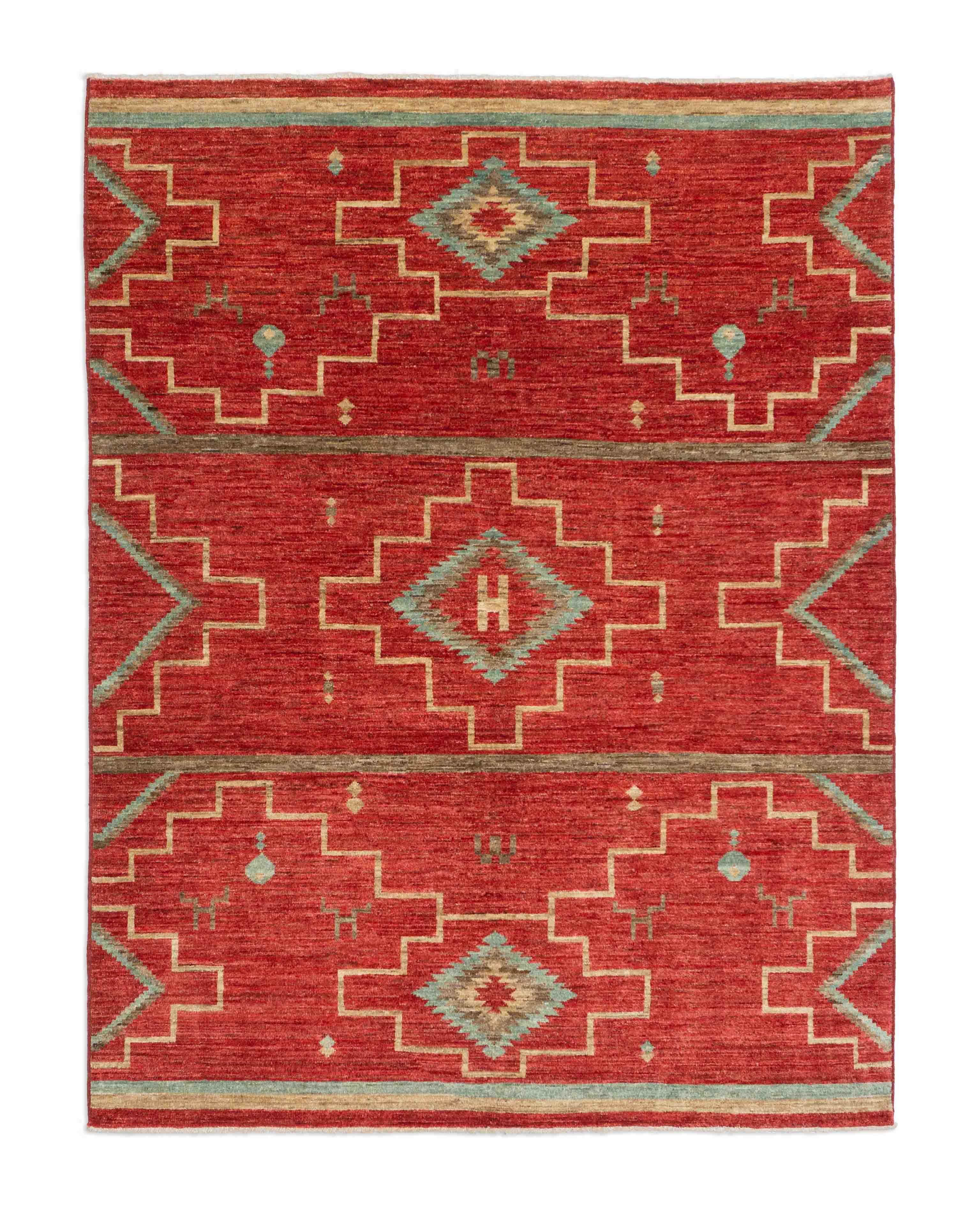 Eine Fotoaufnahme eines Ziegler Teppichs.