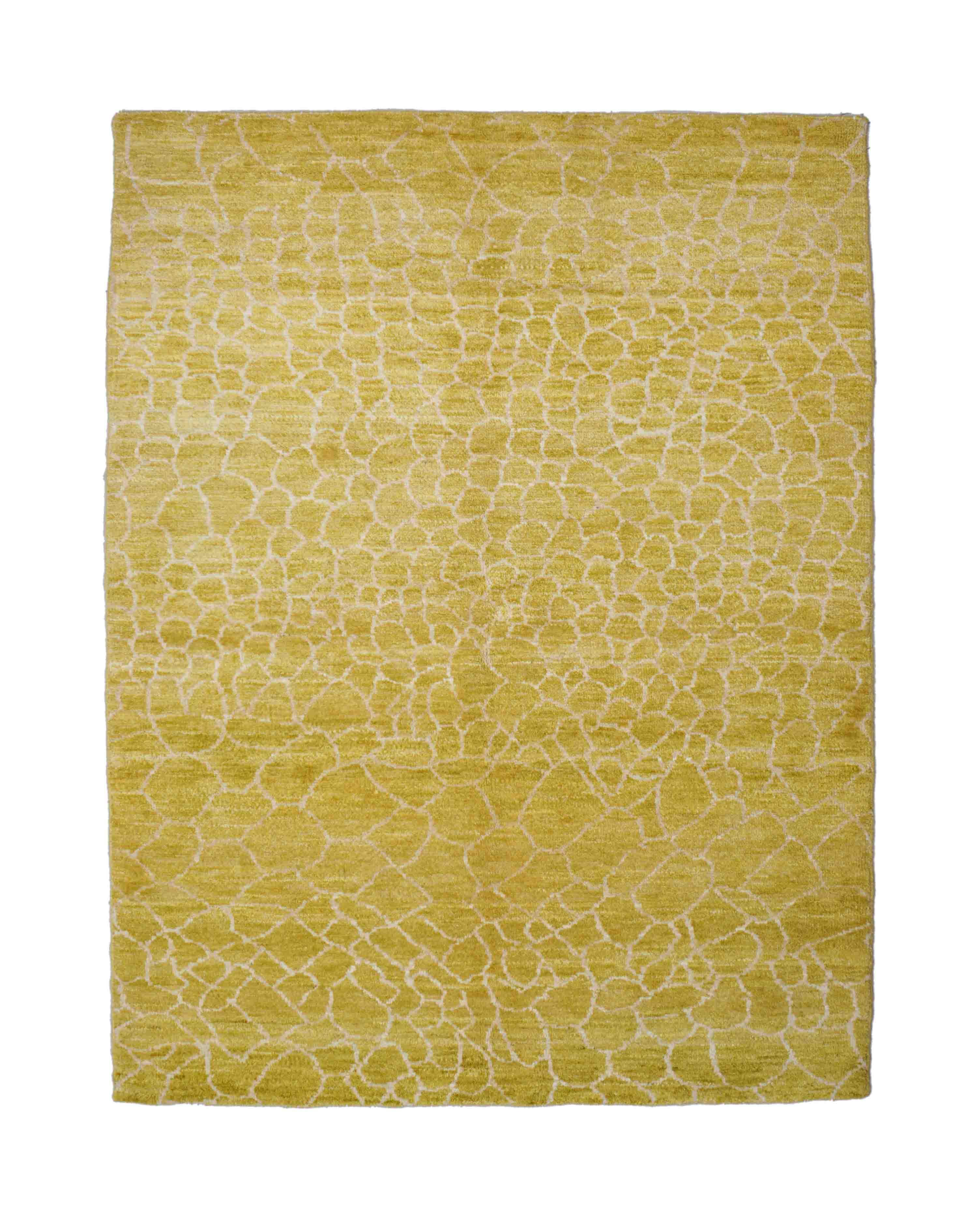 Beni Berber Teppich in Gelb und 228 cm x 175 cm groß