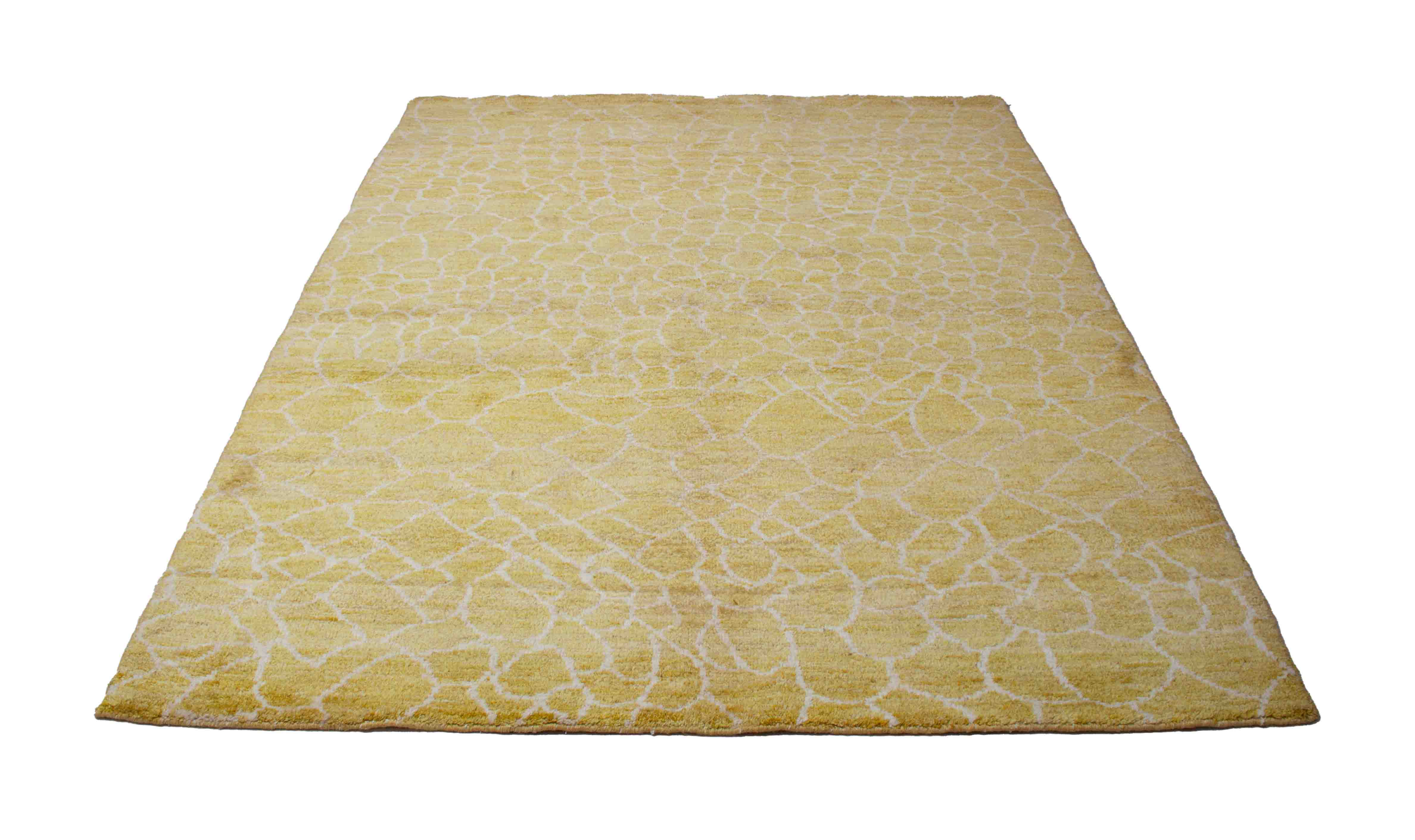 Beni Berber Teppich in Gelb und 228 cm x 175 cm groß