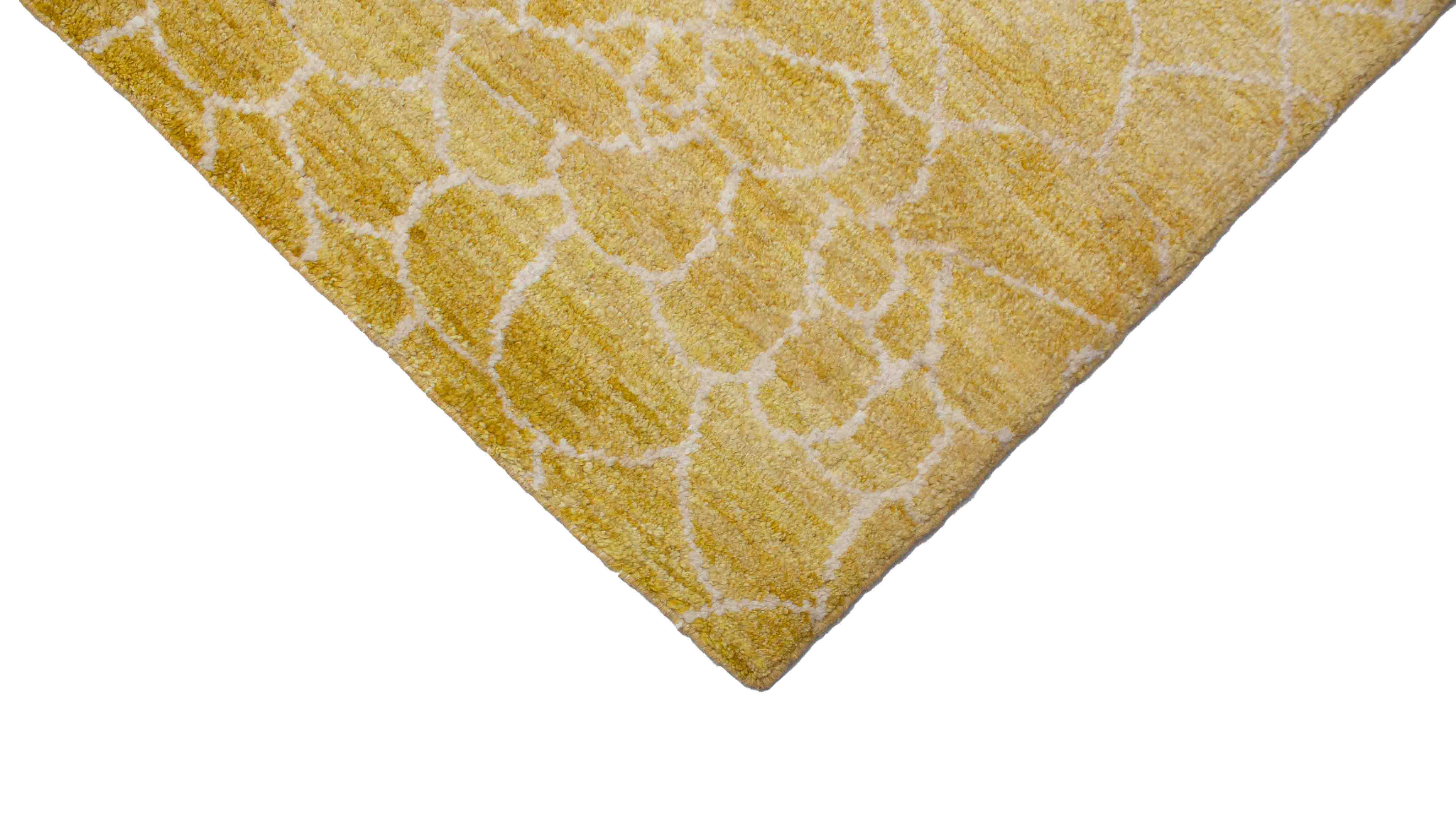 Beni Berber Teppich in Gelb und 228 cm x 175 cm groß