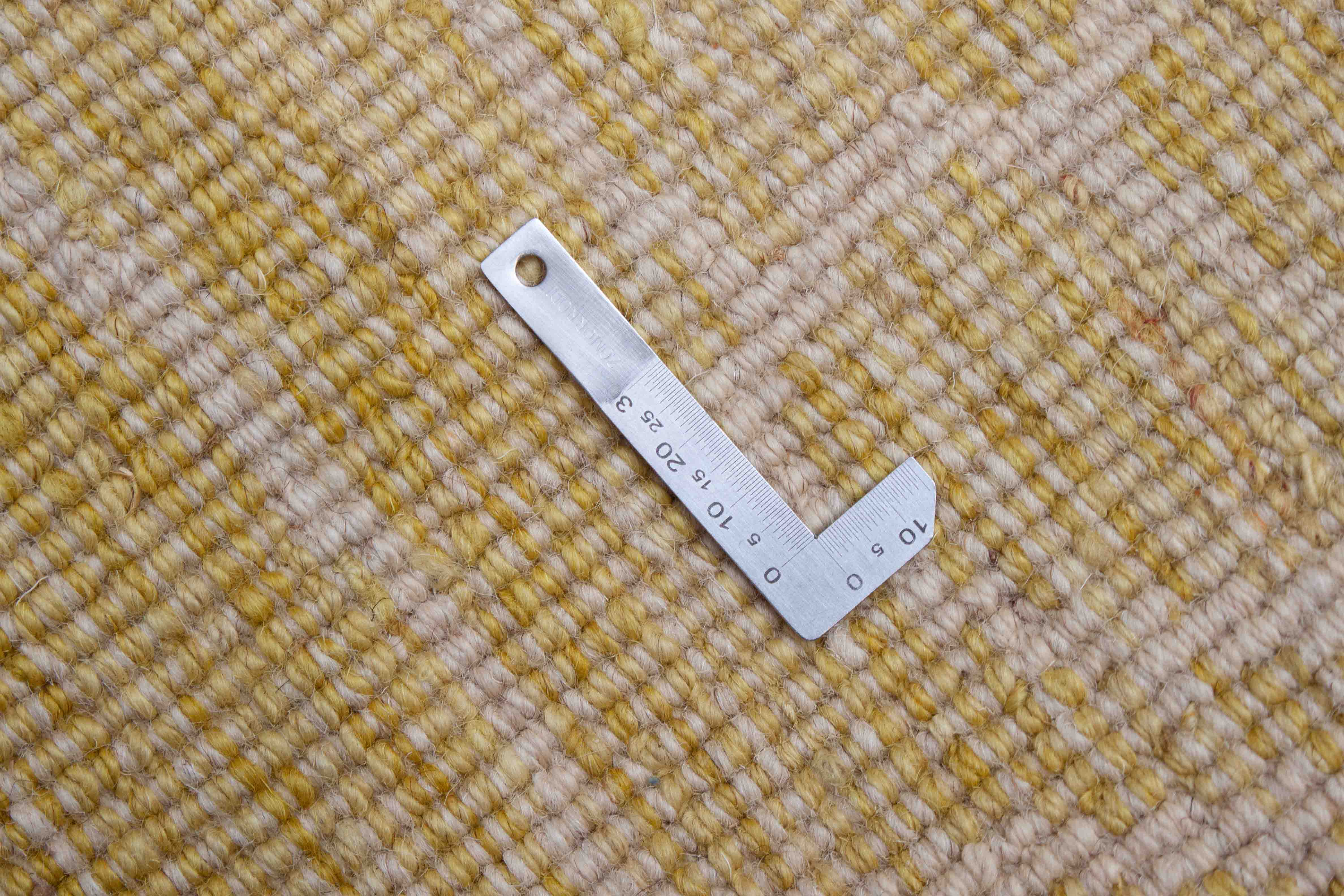 Beni Berber Teppich in Gelb und 228 cm x 175 cm groß