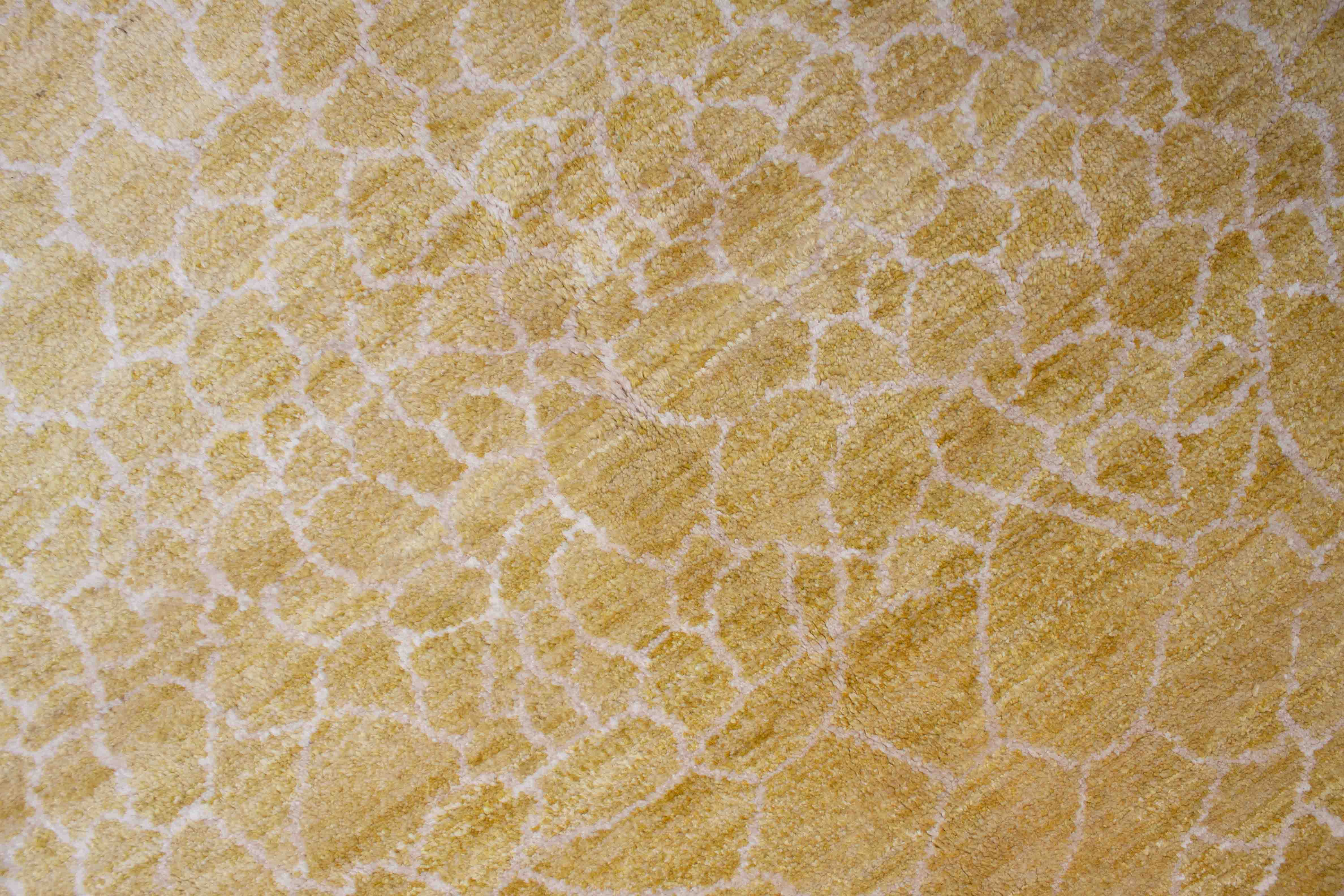 Beni Berber Teppich in Gelb und 228 cm x 175 cm groß